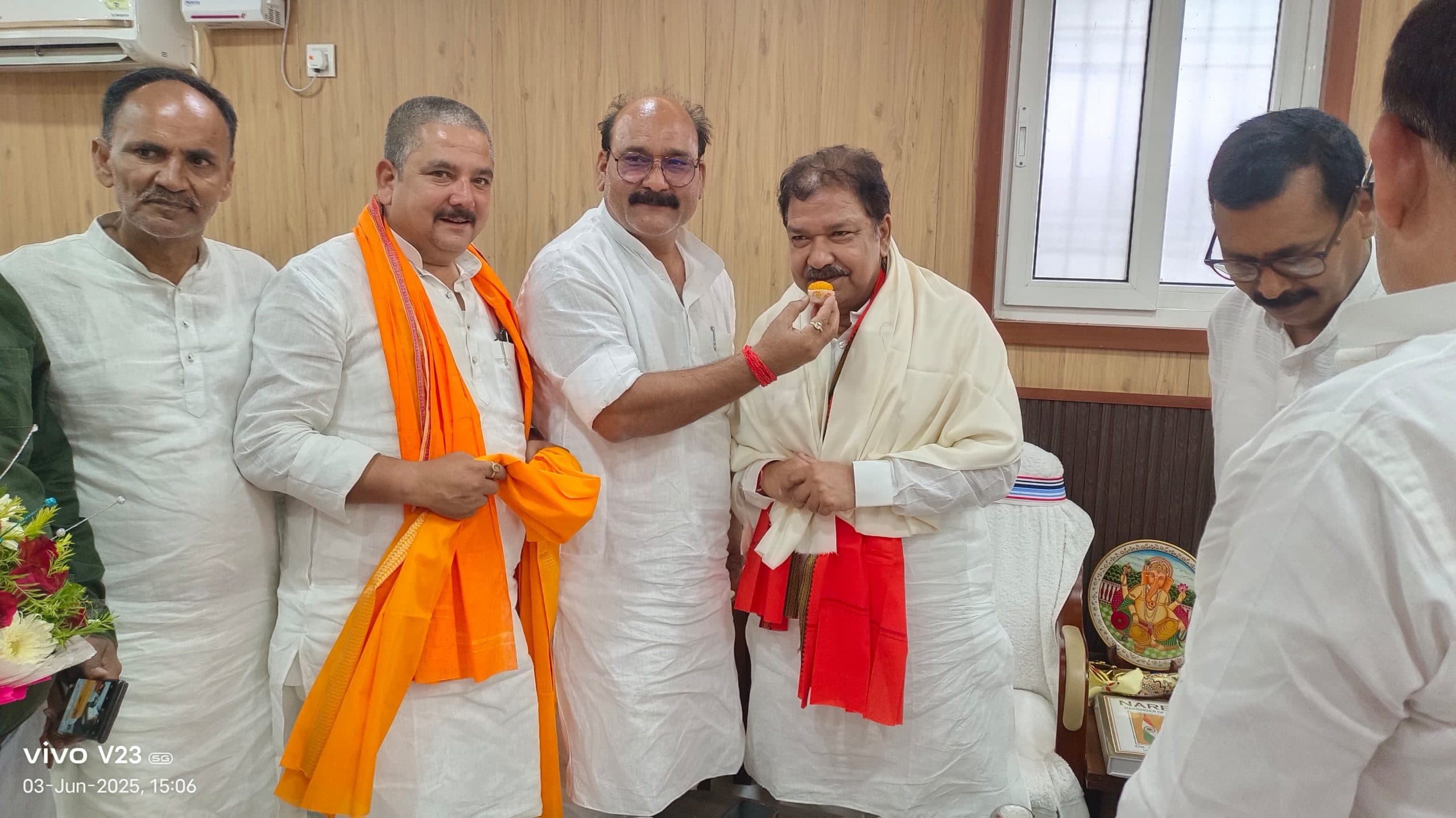 प्रदेश मंत्री बनाये जाने पर किया सम्मानित, जताया आभार