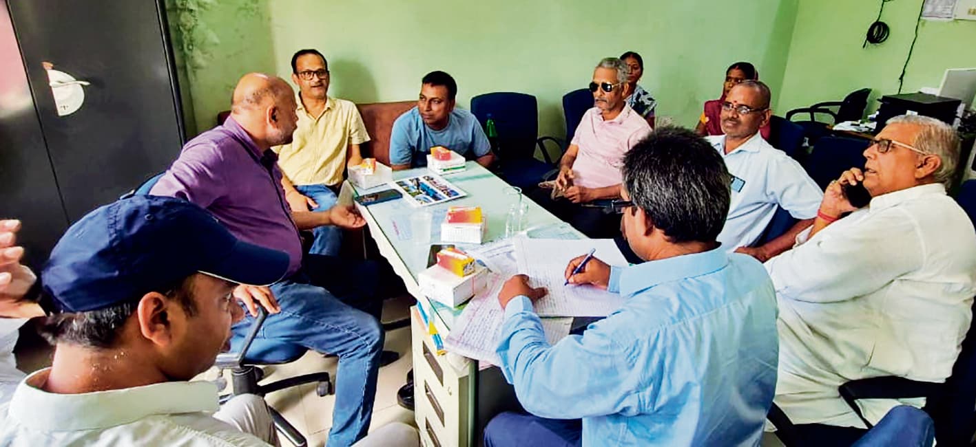 हरनौत के रेफरल अस्पताल में रोगी कल्याण समिति की बैठक संपन्न