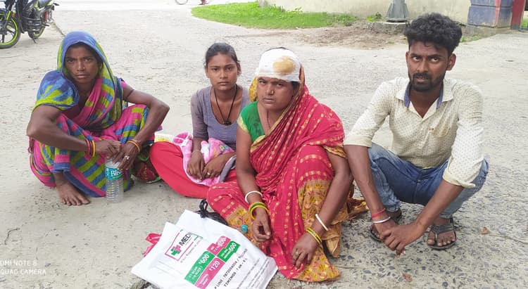 मारपीट में महिला समेत चार लोग घायल