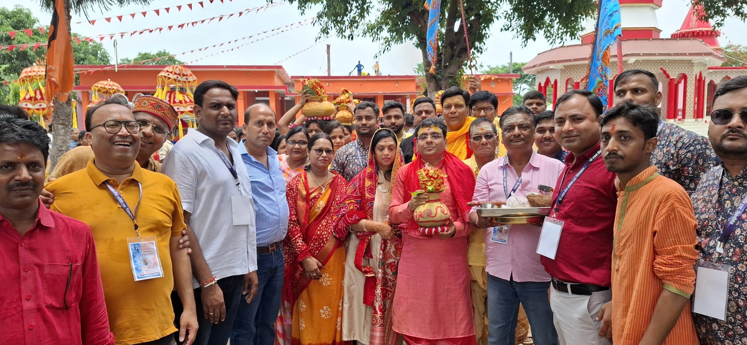 श्री खाटू श्याम मंदिर स्थापना महोत्सव शुरू, कलश यात्रा में उमड़े श्रद्धालु