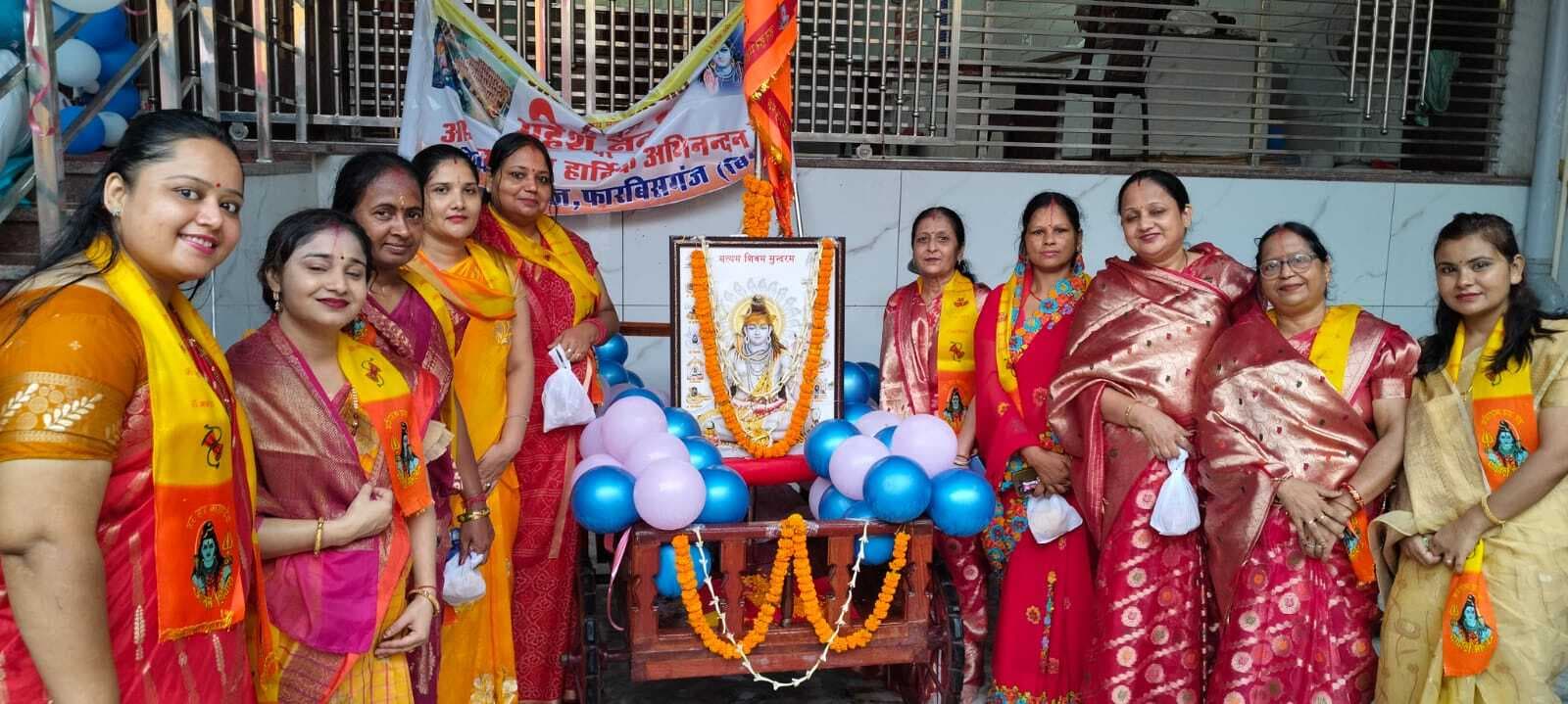 महेश नवमी पर निकाली शोभायात्रा