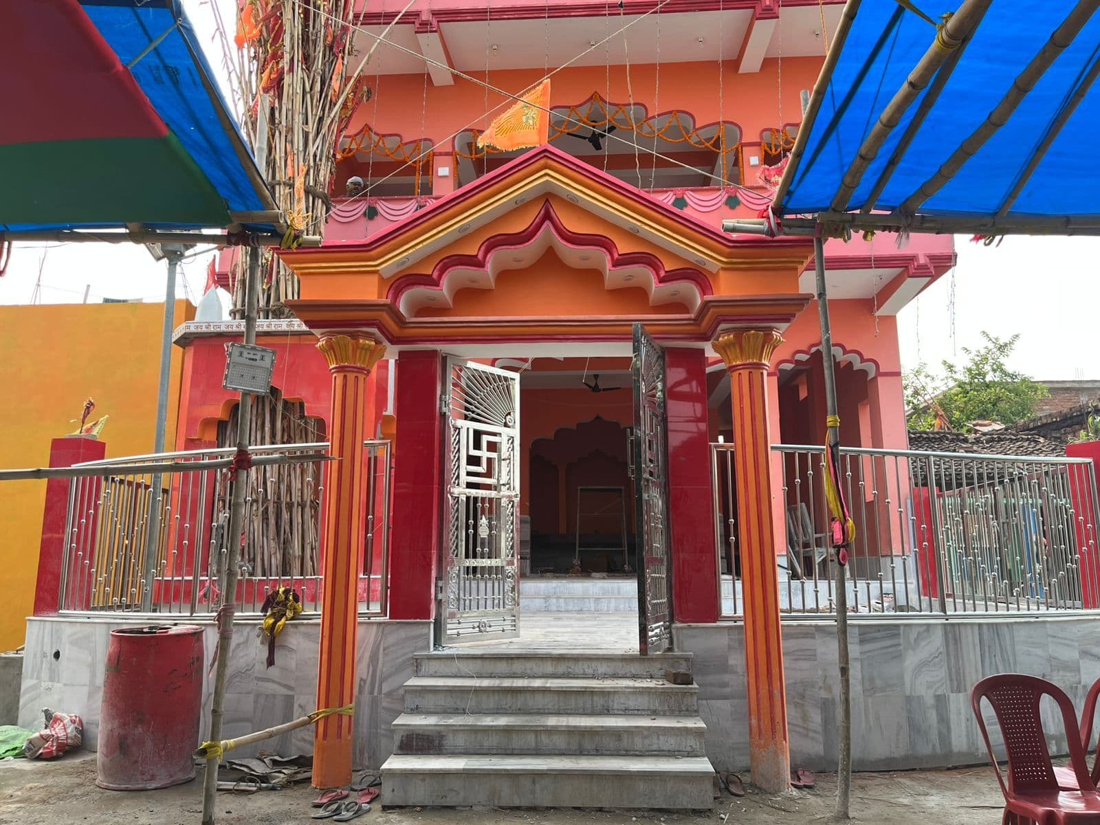 नवनिर्मित हनुमान मंदिर में प्राण प्रतिष्ठा को लेकर कलश शोभायात्रा आज