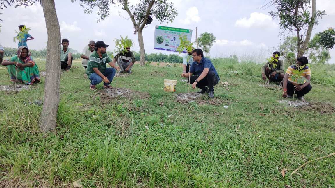 एक पेड़ मां के नाम अभियान के तहत विश्व पर्यावरण दिवस पर हुआ पौधरोपण