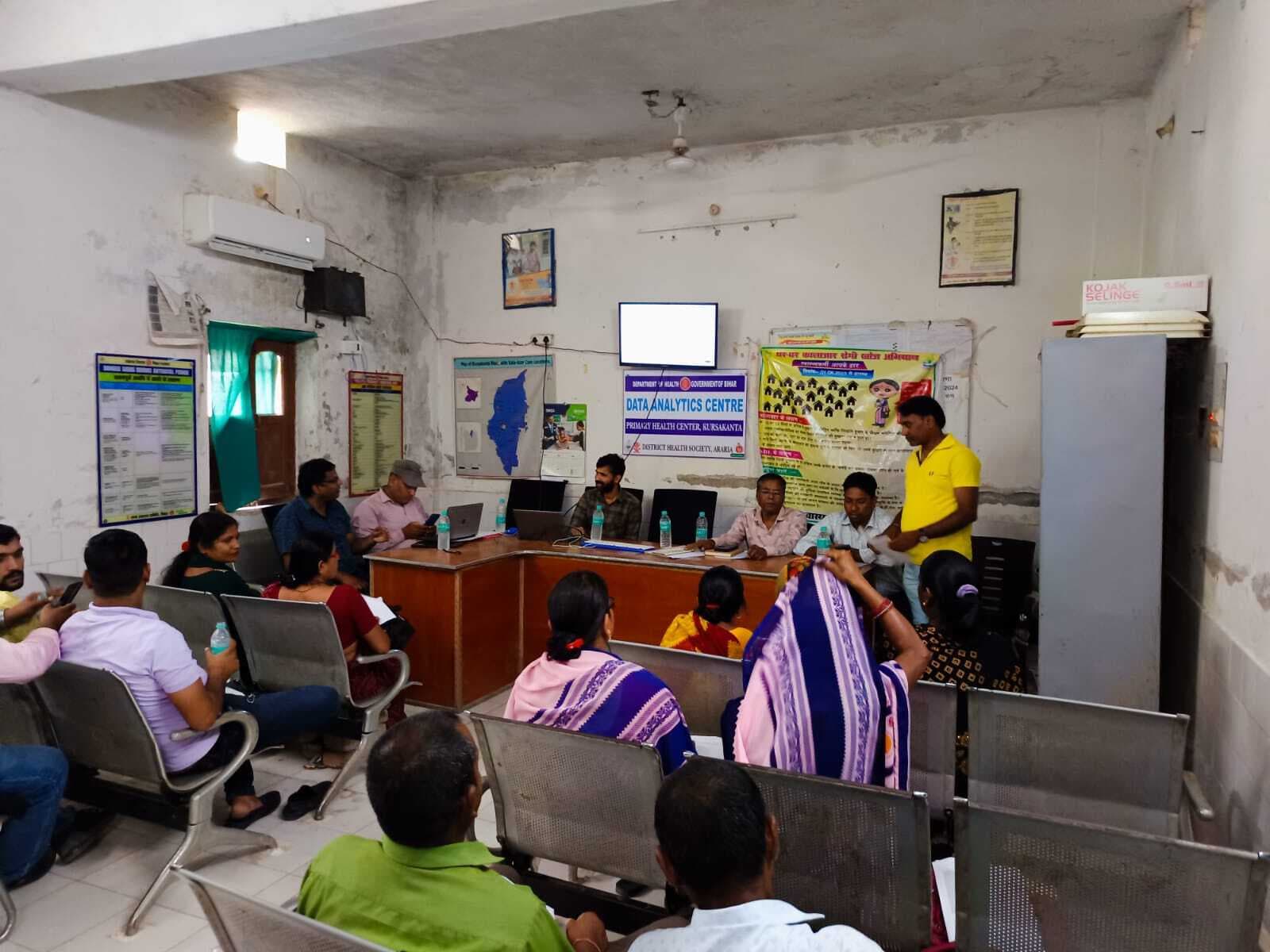 टीबी मुक्त भारत अभियान को ले दिया प्रशिक्षण