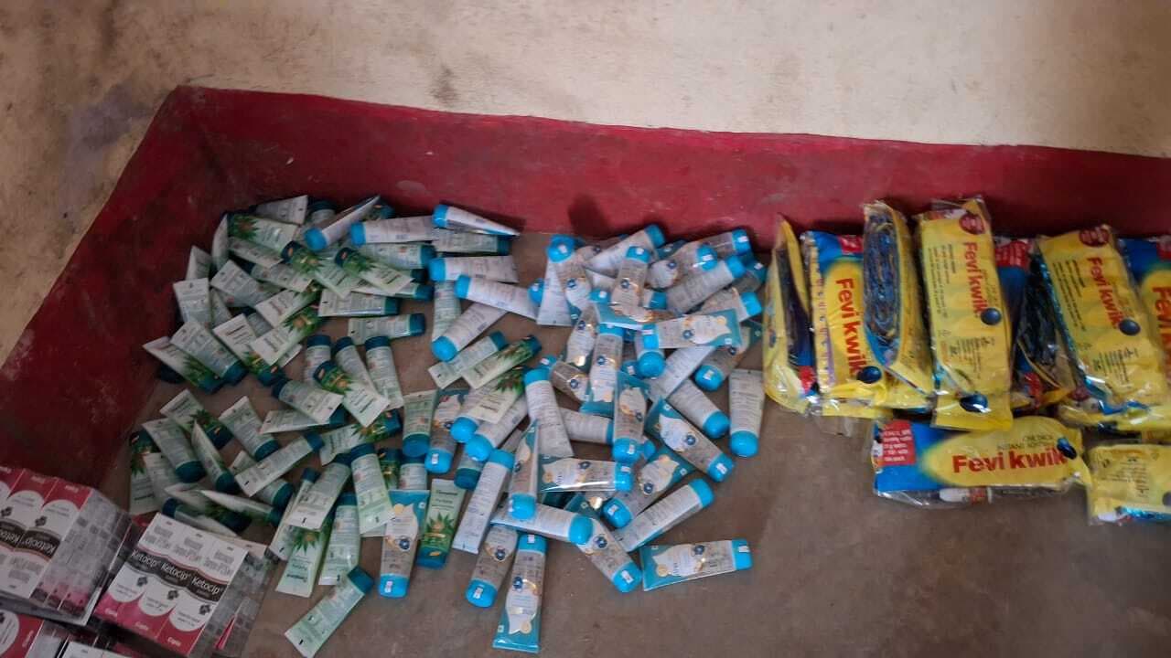 ब्रांडेड कंपनियों का लाखों का नकली कॉस्मेटिक बरामद