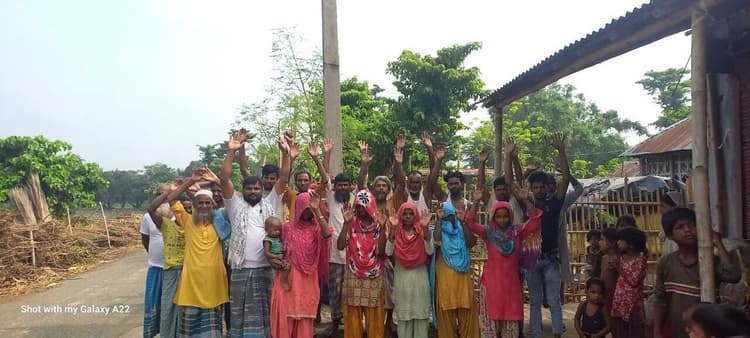 आज तक पोल में नहीं लग पाया विद्युत तार