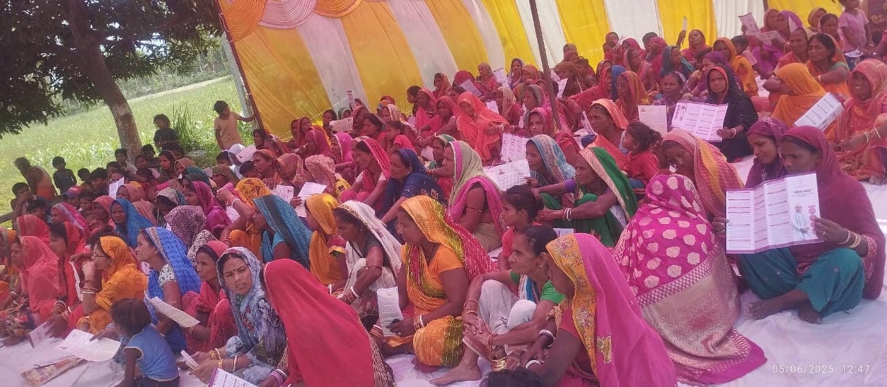 Madhubani News : महिलाओं ने सरकार के कार्य की सराहना