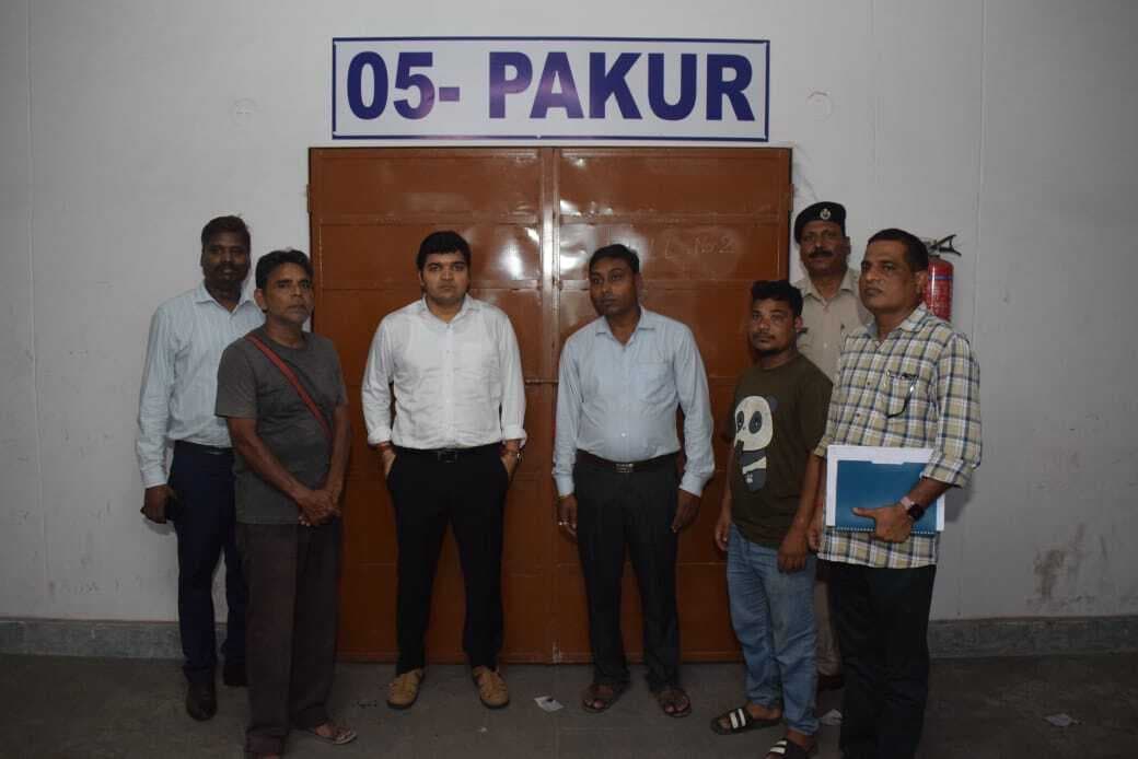 डीसी ने इवीएम वेयर हाउस की सुरक्षा का लिया जायजा