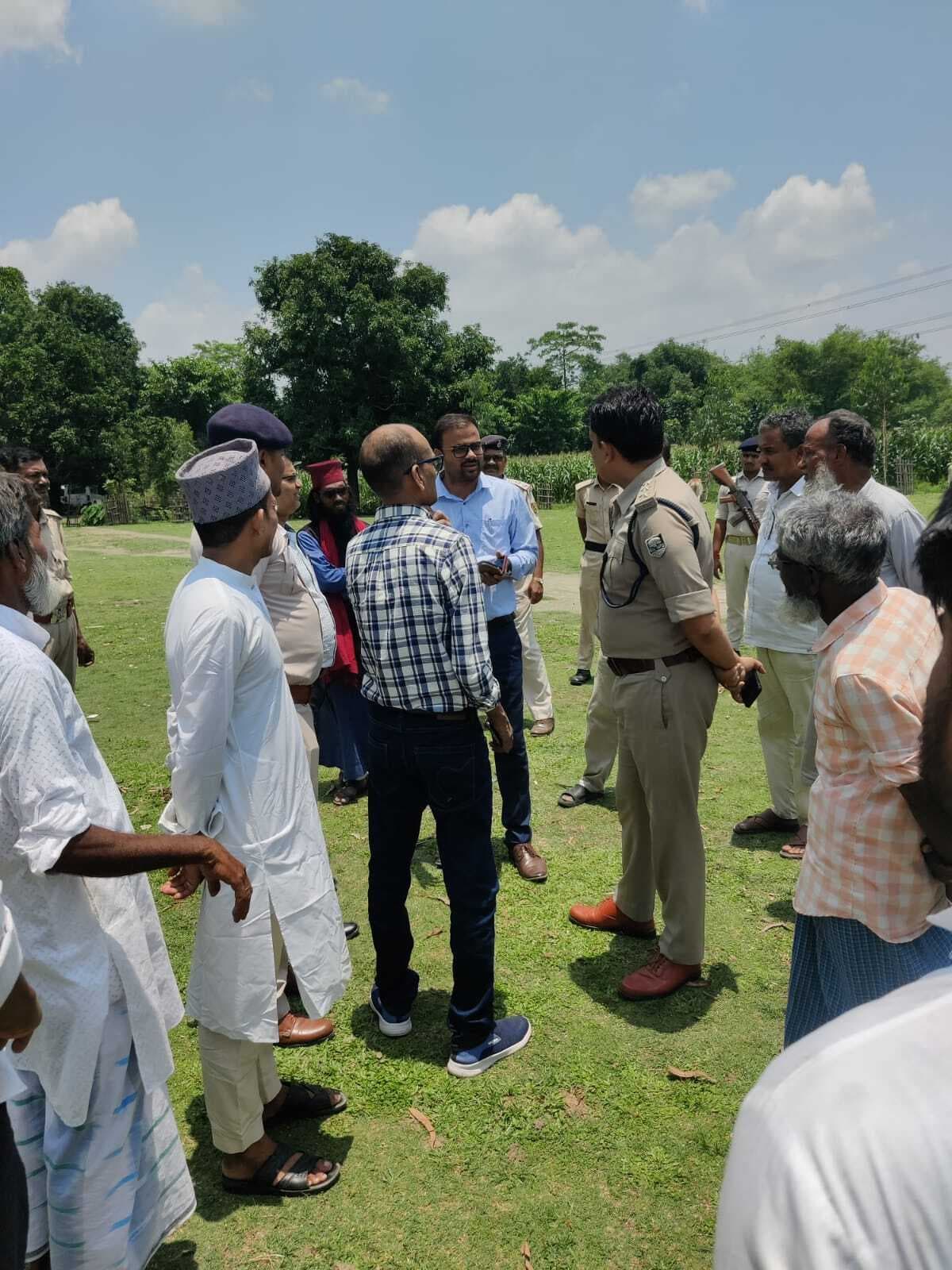 रतनपुर ईदगाह की व्यवस्था का अधिकारियों ने किया निरीक्षण