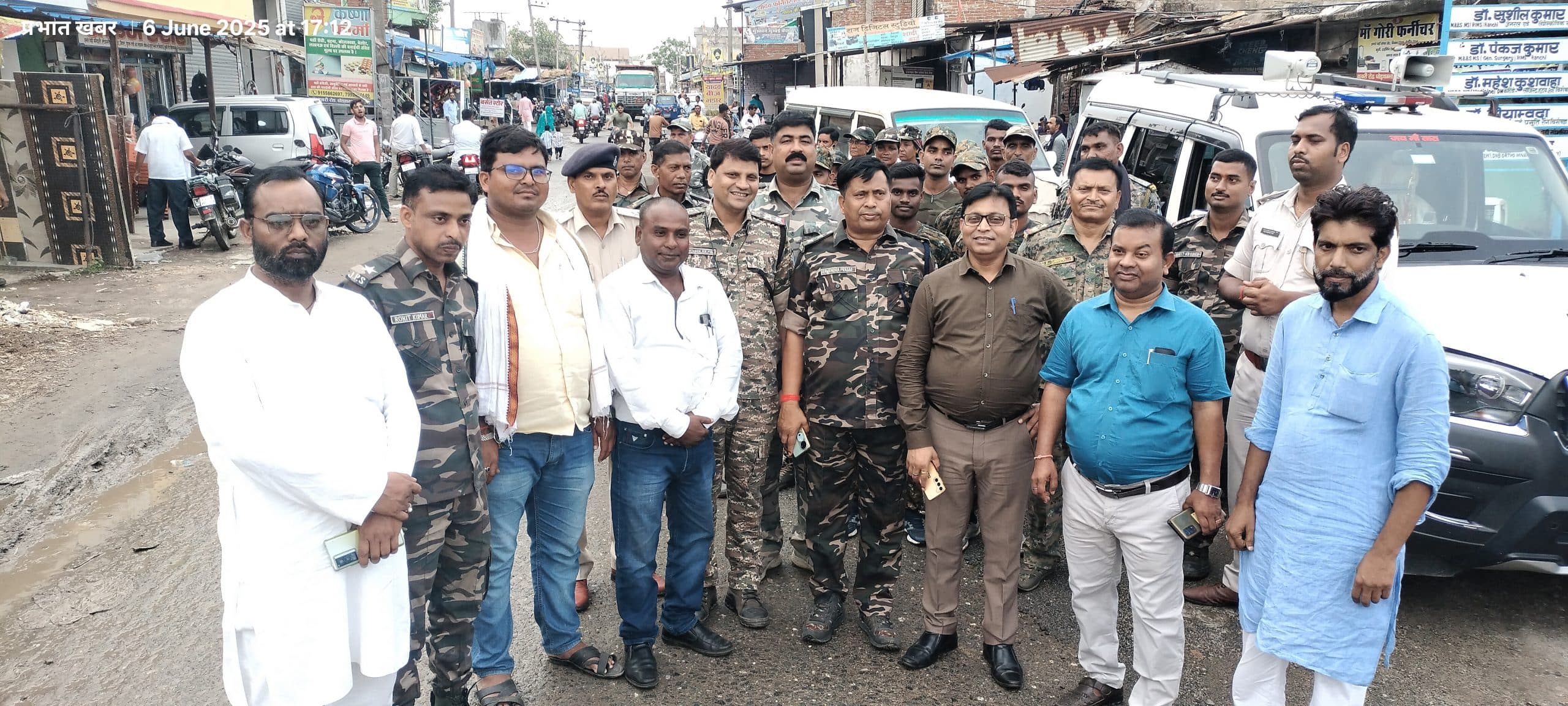 Giridih News :खोरीमहुआ में अधिकारियों ने शांतिपूर्वक पर्व मनाने की अपील