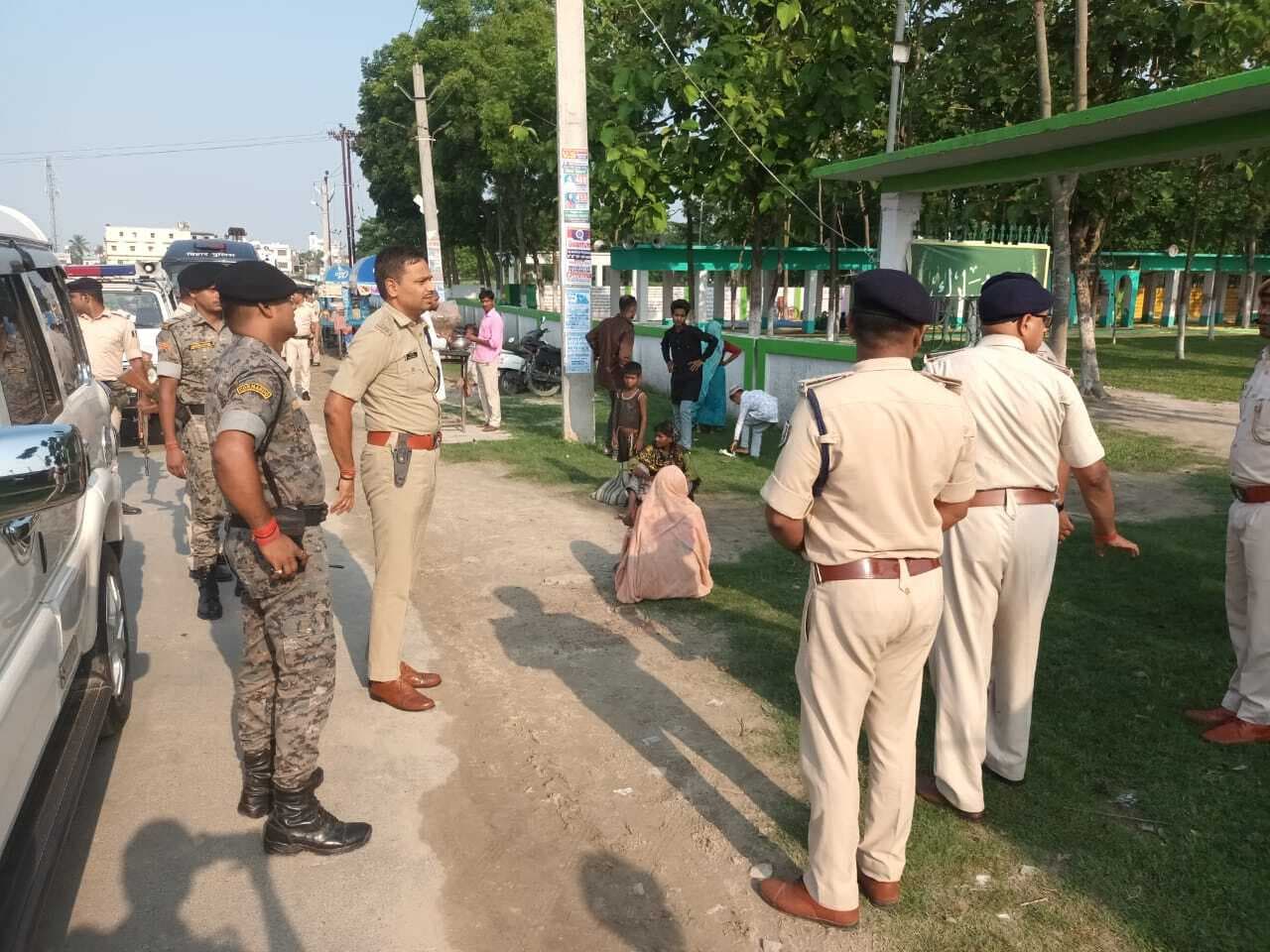 बकरीद को लेकर सुरक्षा के किये गये पुख्ता इंतजाम