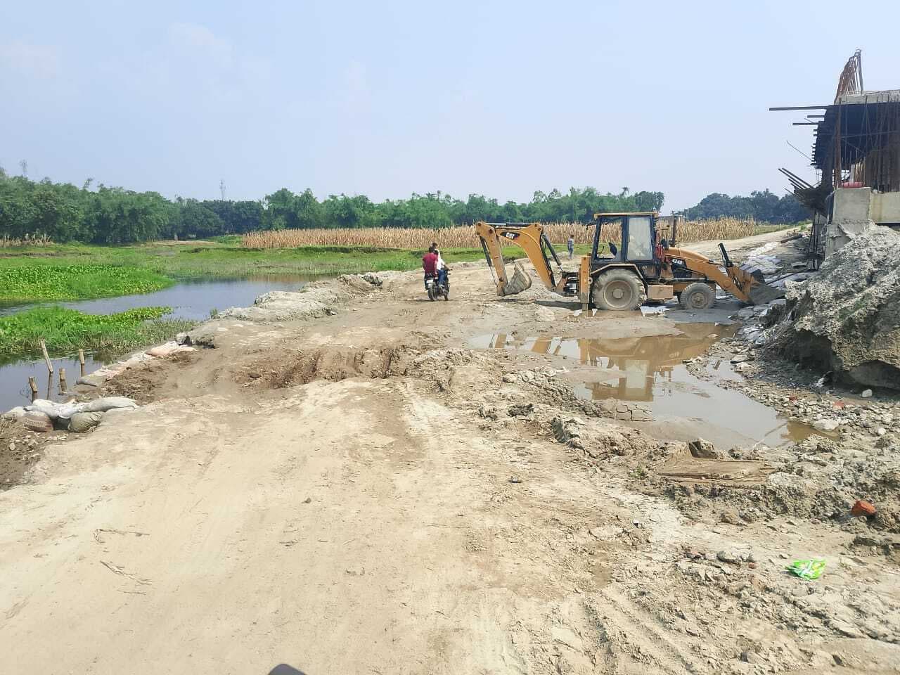 डायवर्सन क्षतिग्रस्त रहने से लोगों को कठिनाईं