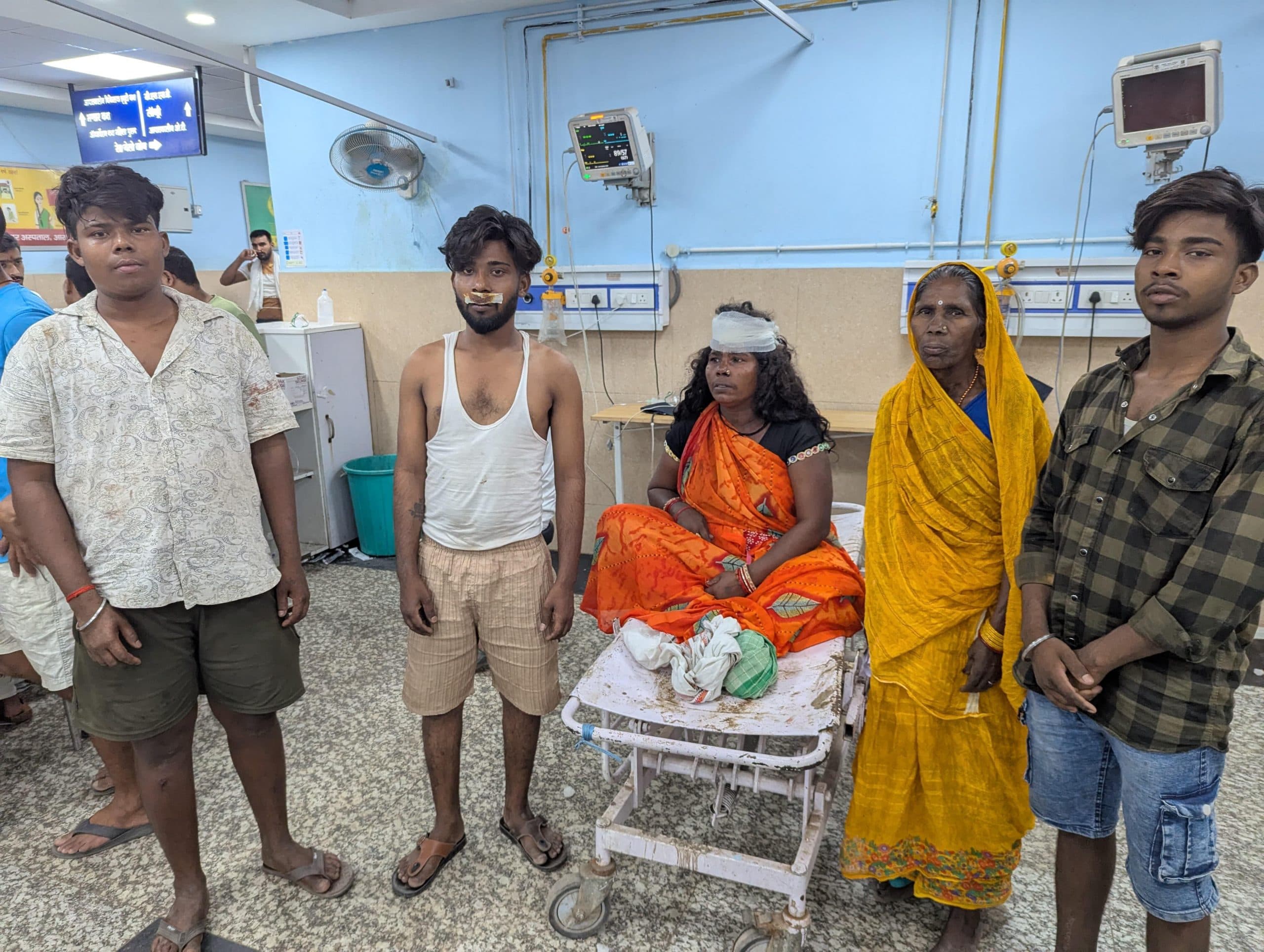 संपत्ति बंटवारे को लेकर भैंसुर ने पीटा