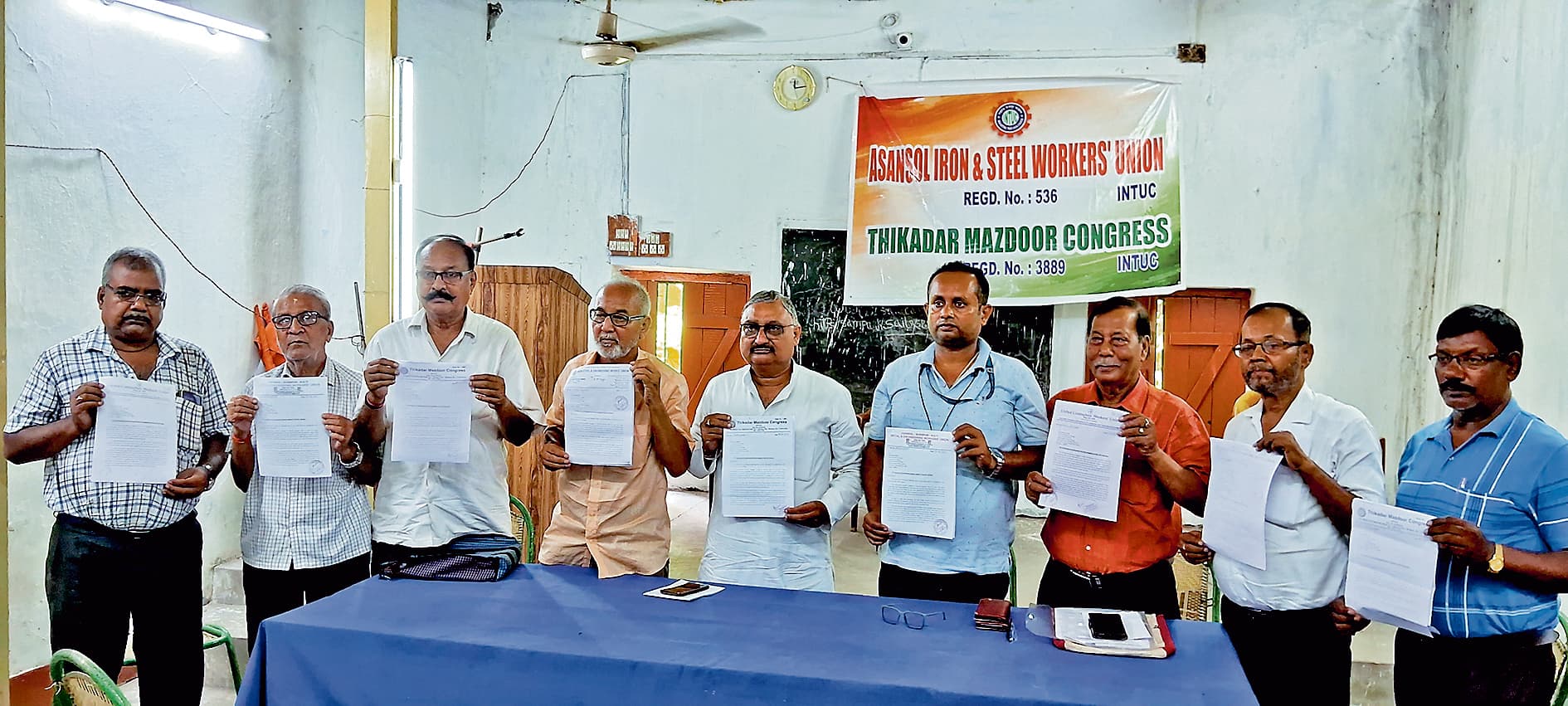 बर्नपुर : आइएसपी ठेका कर्मियों के लिए समान वेतन की मांग