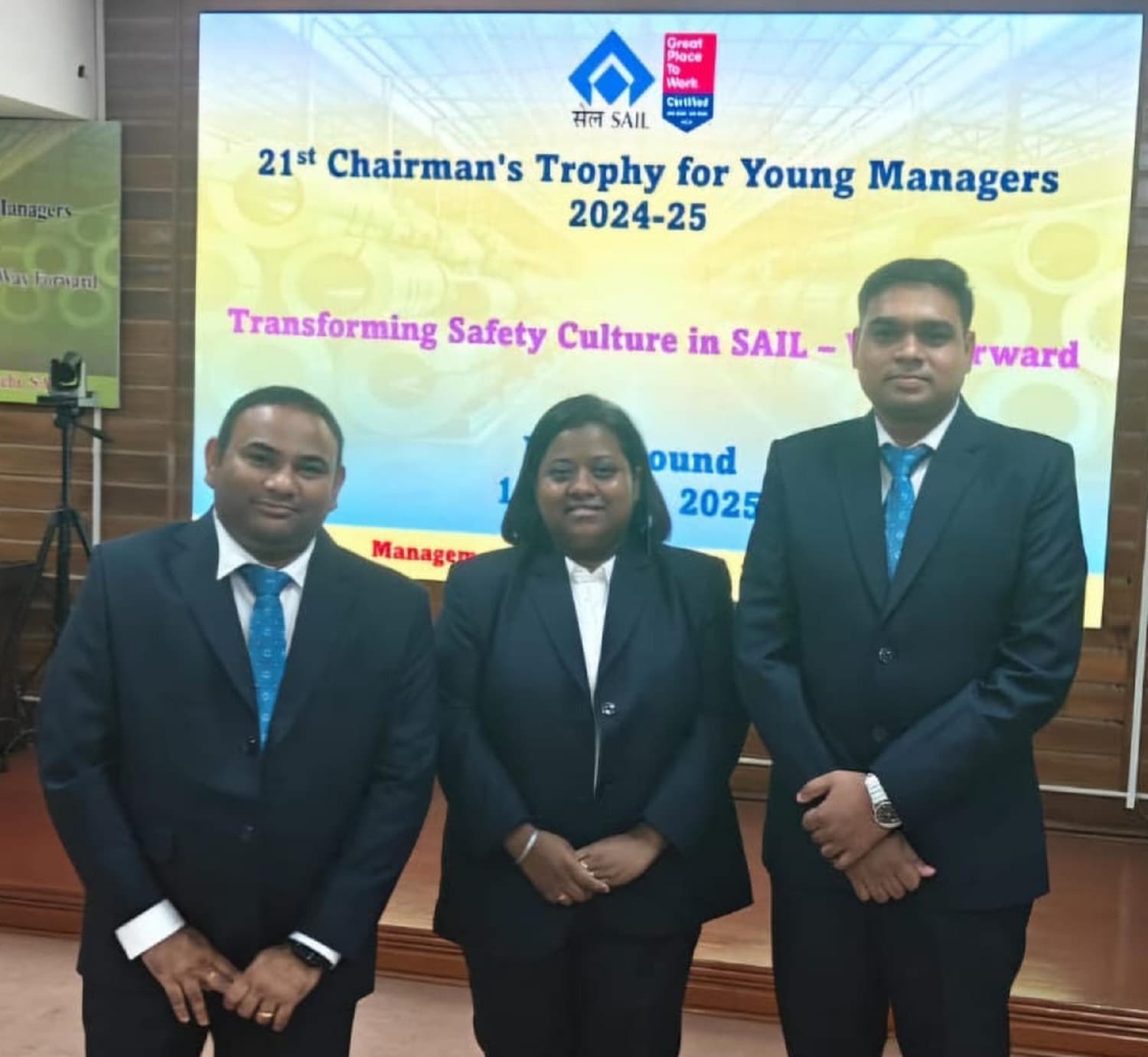 Bokaro News : बीएसएल की टीम ने जीता चेयरमैन ट्रॉफी फॉर यंग मैनेजर्स