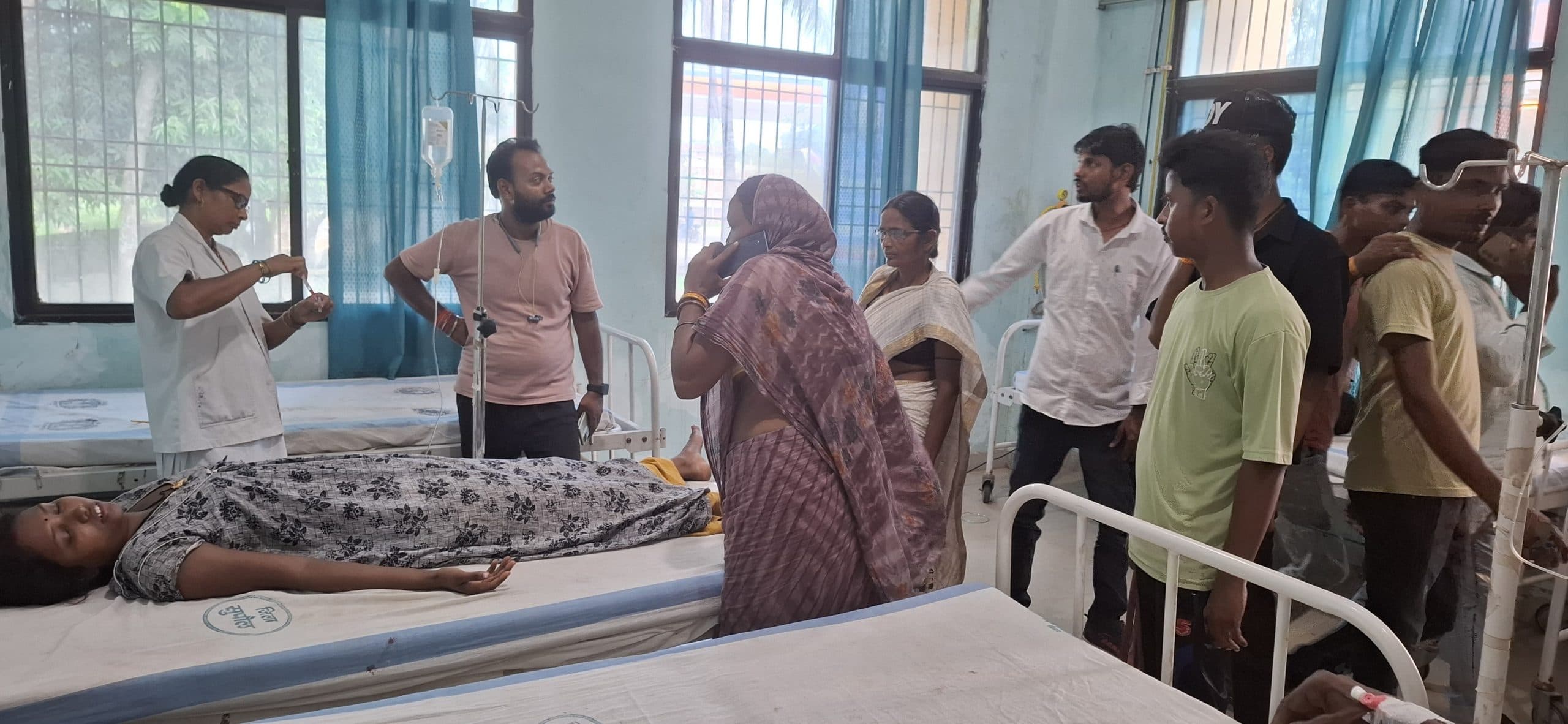 करंट लगने से 27 वर्षीय महिला जख्मी, इलाजरत