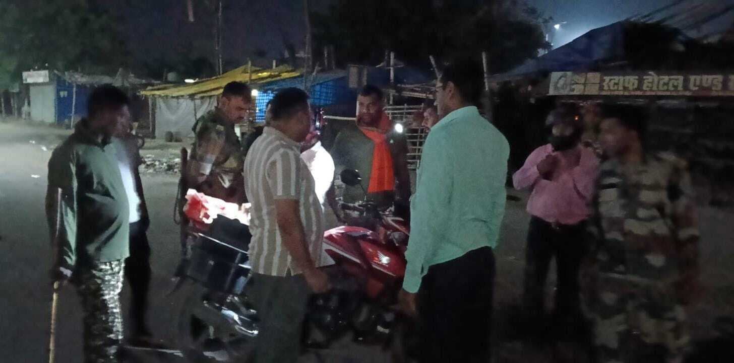 Giridih News :बगोदर पुलिस ने चलाया चेकिंग अभियान