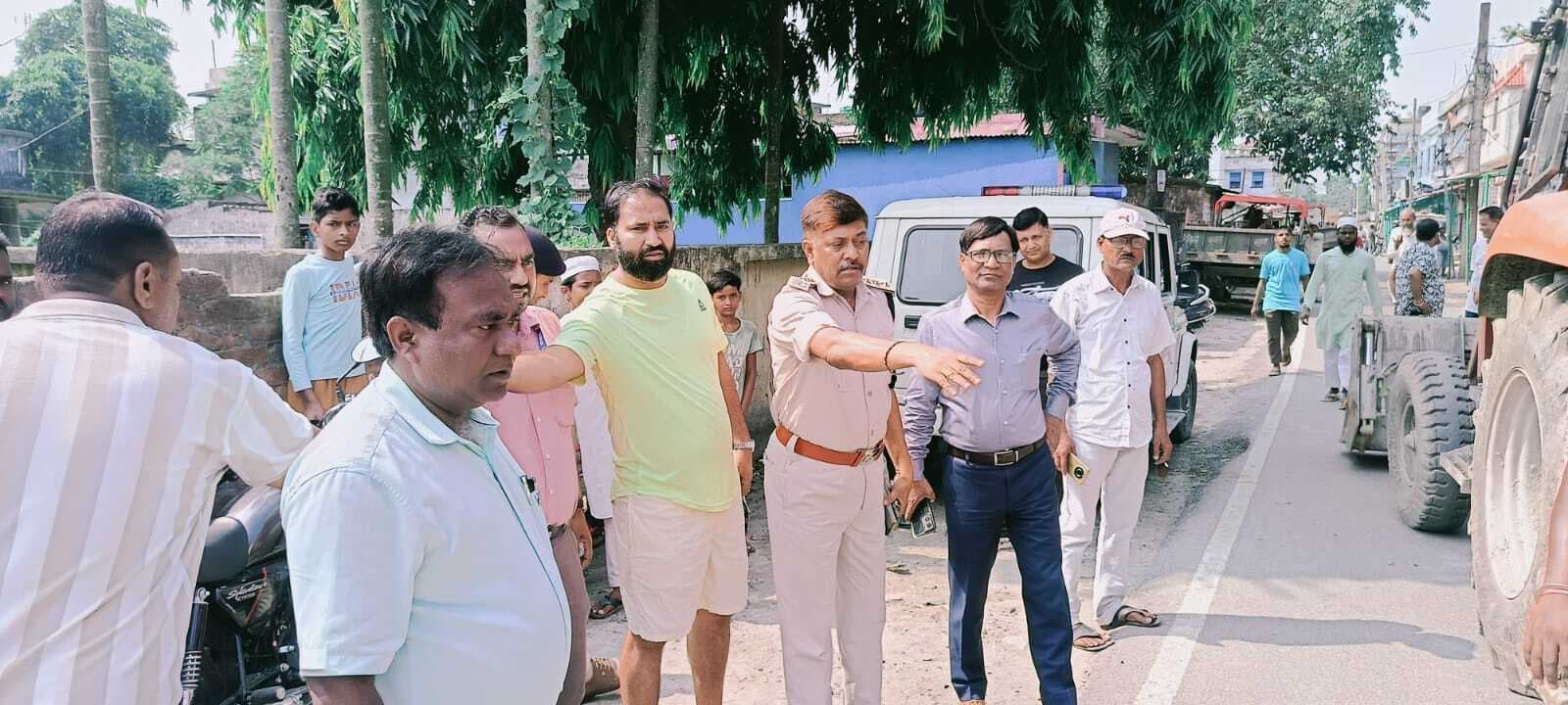 खानका चौक पर चला अतिक्रमण मुक्ति अभियान