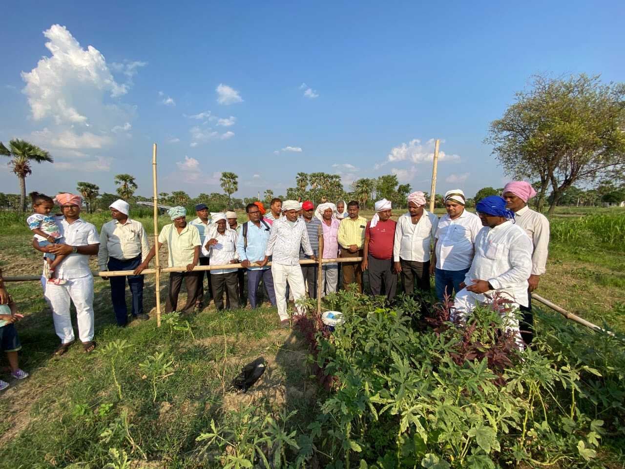 किसान प्रेमी की याद में किया गया पौधारोपण