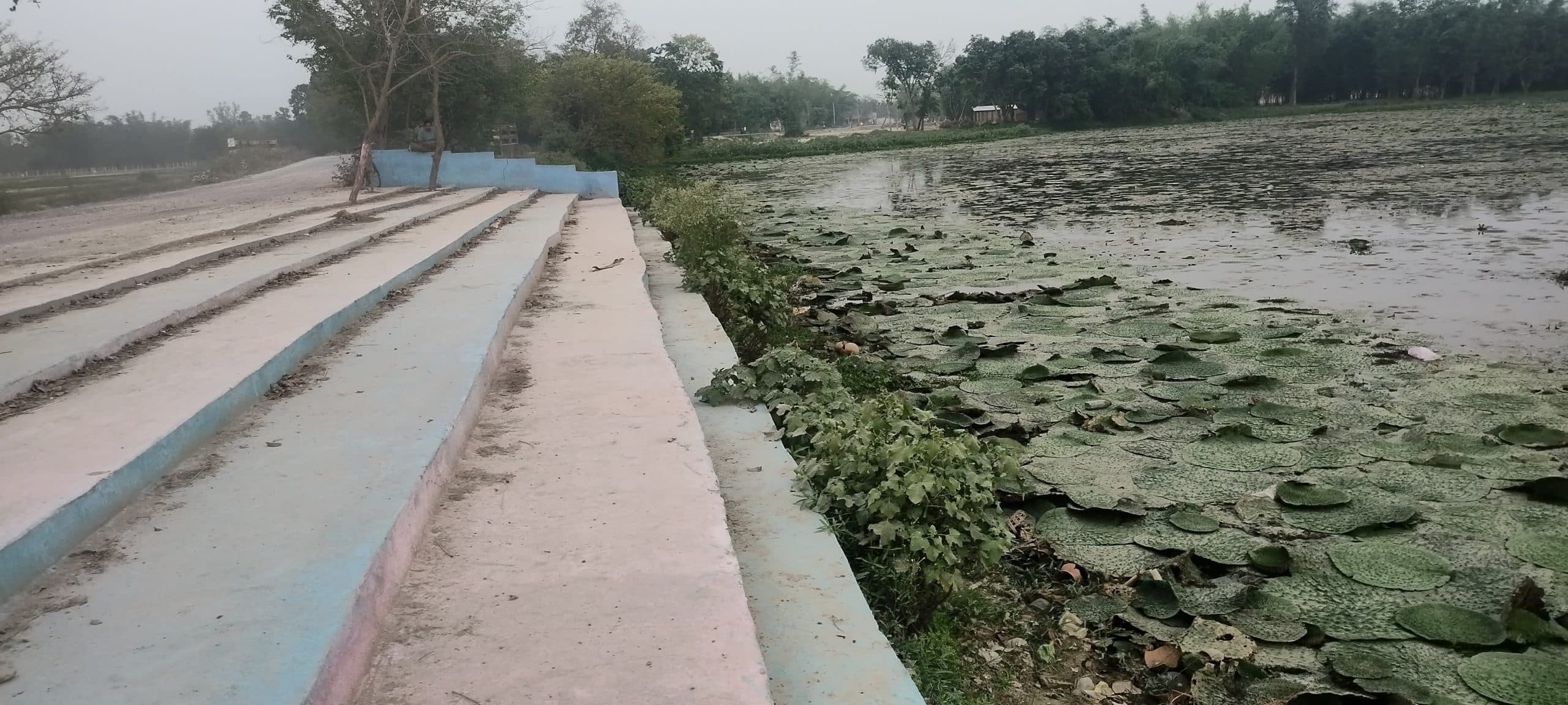 Madhubani News : सहनदेई पोखर में घाट निर्माण से लोगों में खुशी