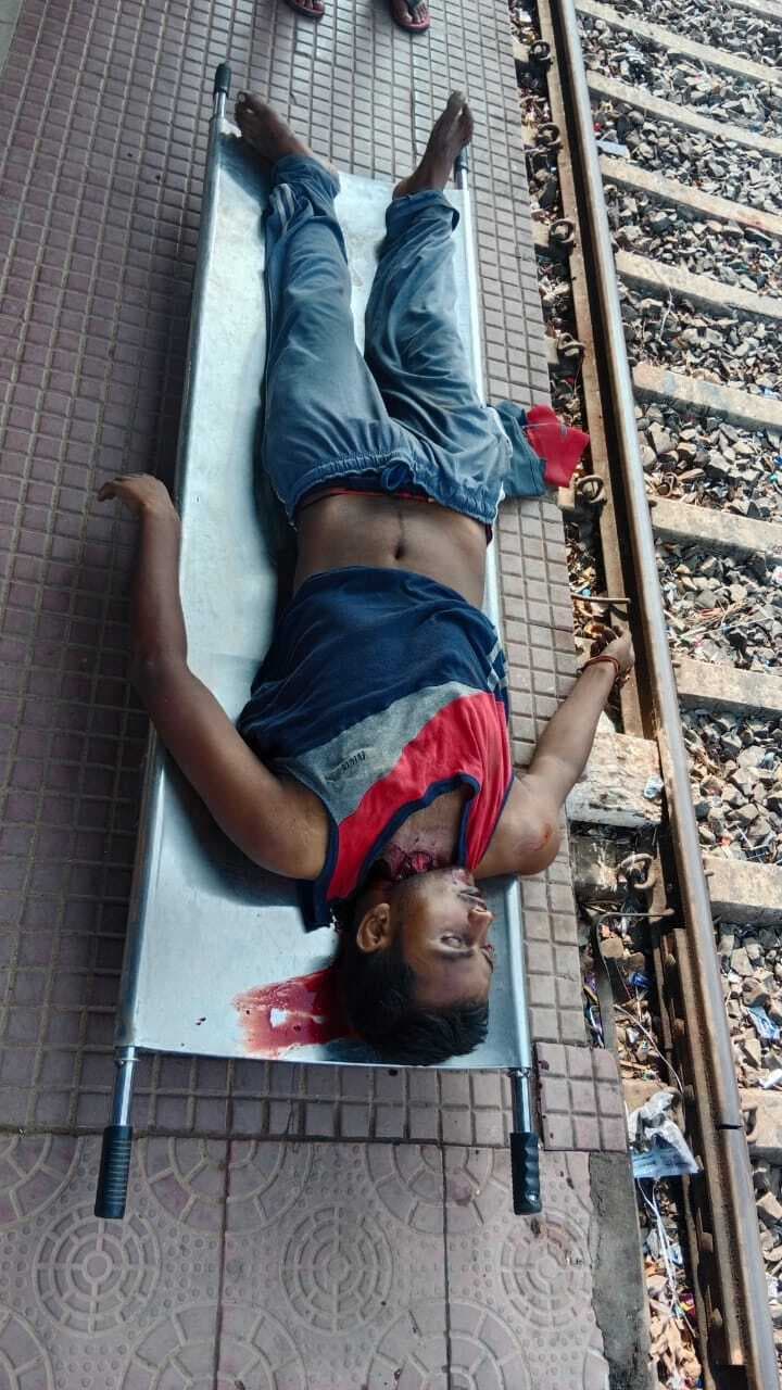 ट्रेन की चपेट में आने से अज्ञात युवक की मौत