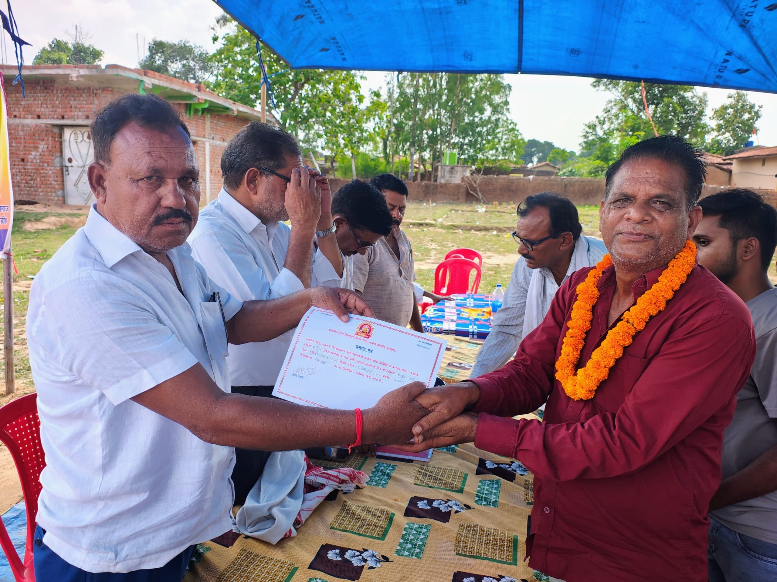 Giridih News :झारखंड प्रदेश विश्वकर्मा समाज गांडेय इकाई का हुआ चुनाव