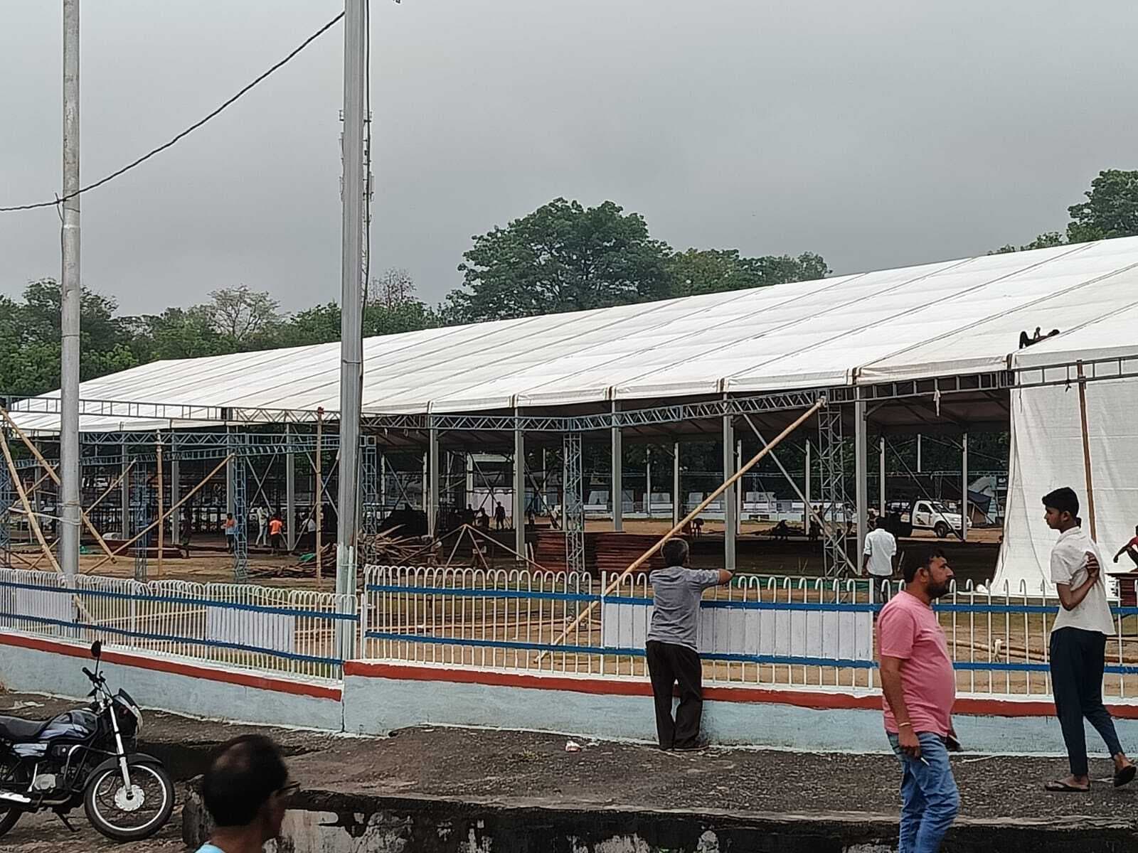 पिपरवार में योग शिविर की तैयारियां जोरों पर