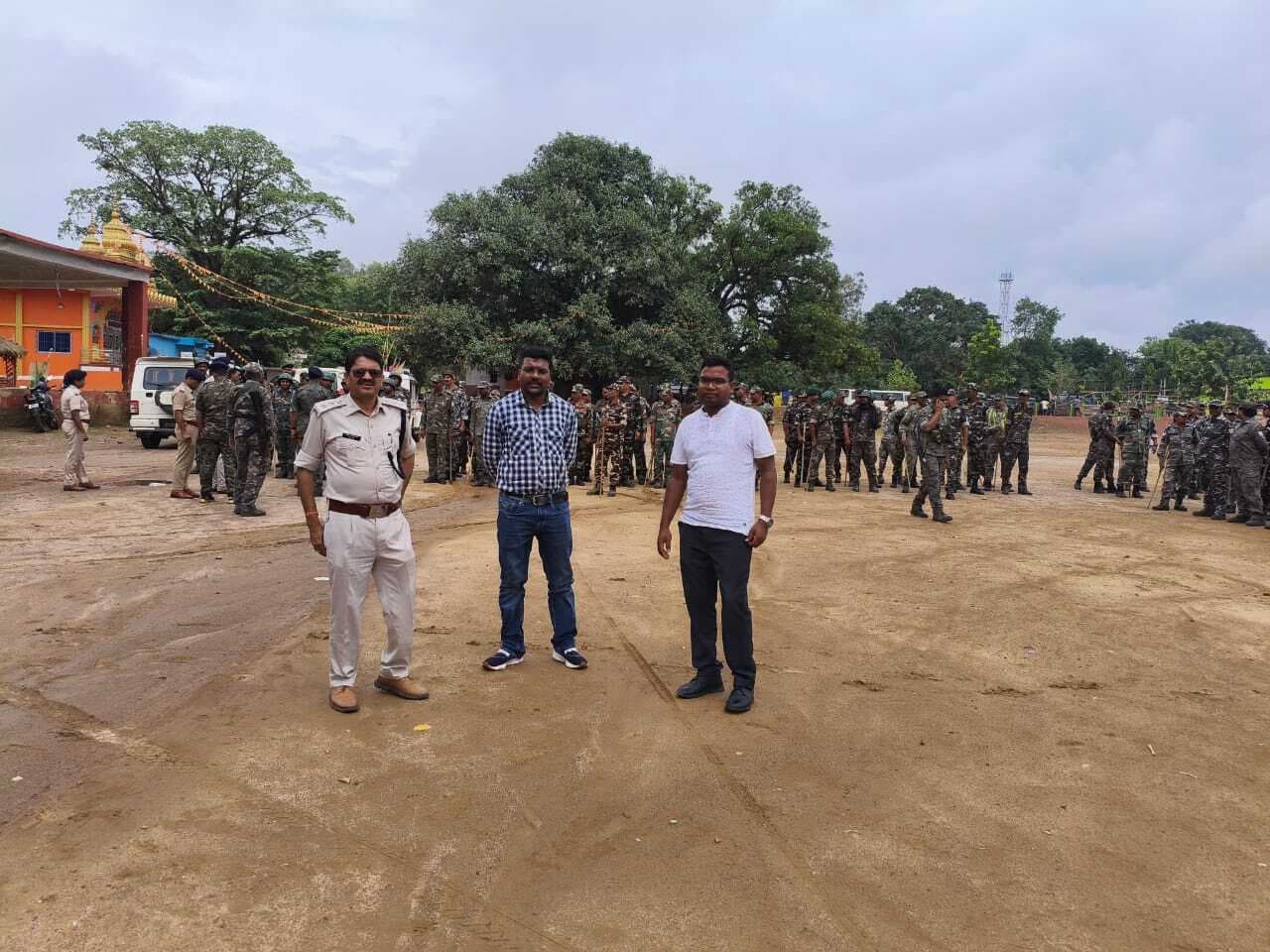 महादानी मैदान व सरना स्थल में थी कड़ी सुरक्षा व्यवस्था, नहीं हुई सरना स्थल की घेराबंदी