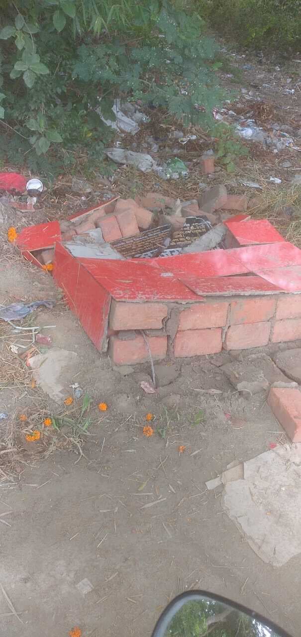 Samastipur : विधायक के शिलापट्ट को 24 घंटे के अंदर किया ध्वस्त