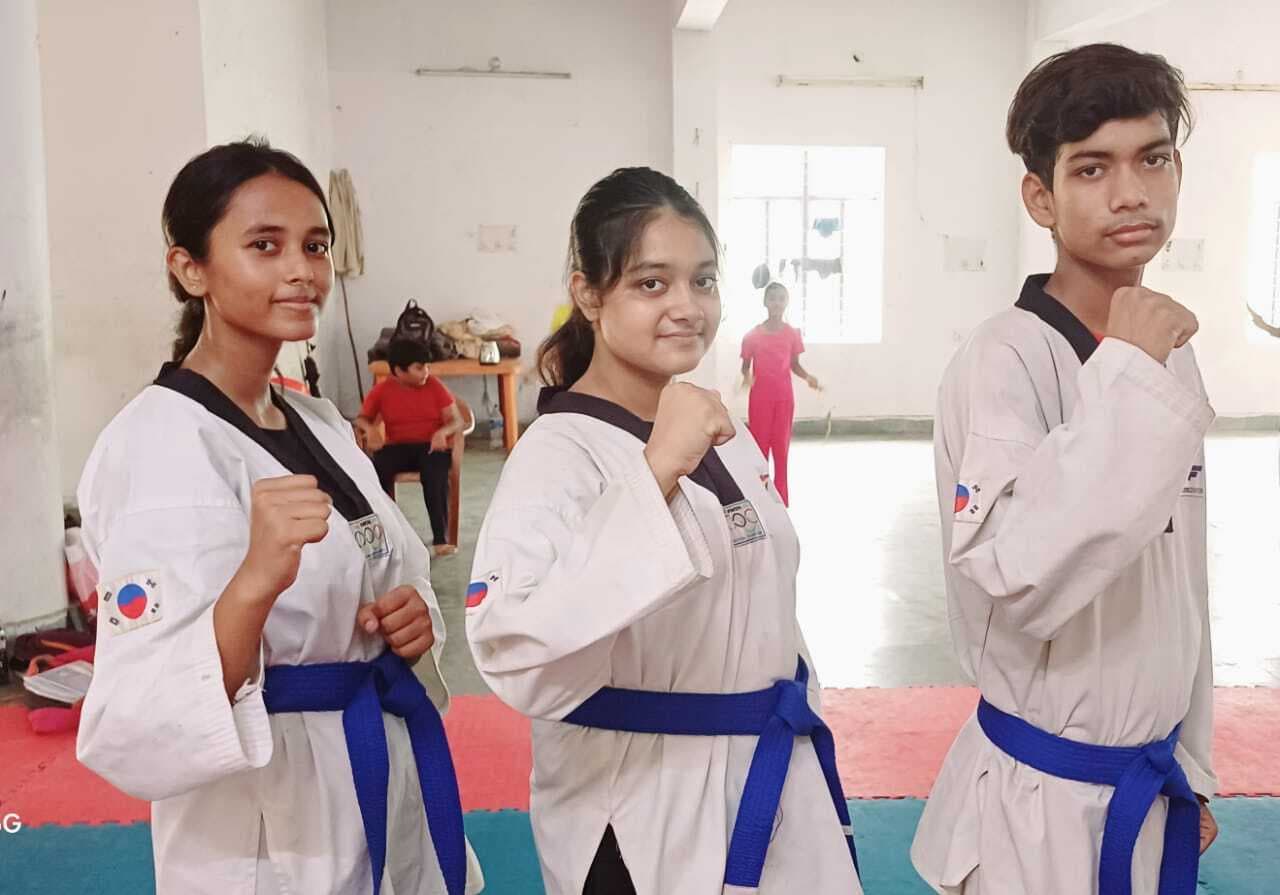 राष्ट्रीय ताइक्वांडो प्रतियोगिता में मुंगेर के तीन खिलाड़ी करेंगे बिहार का प्रतिनिधित्व