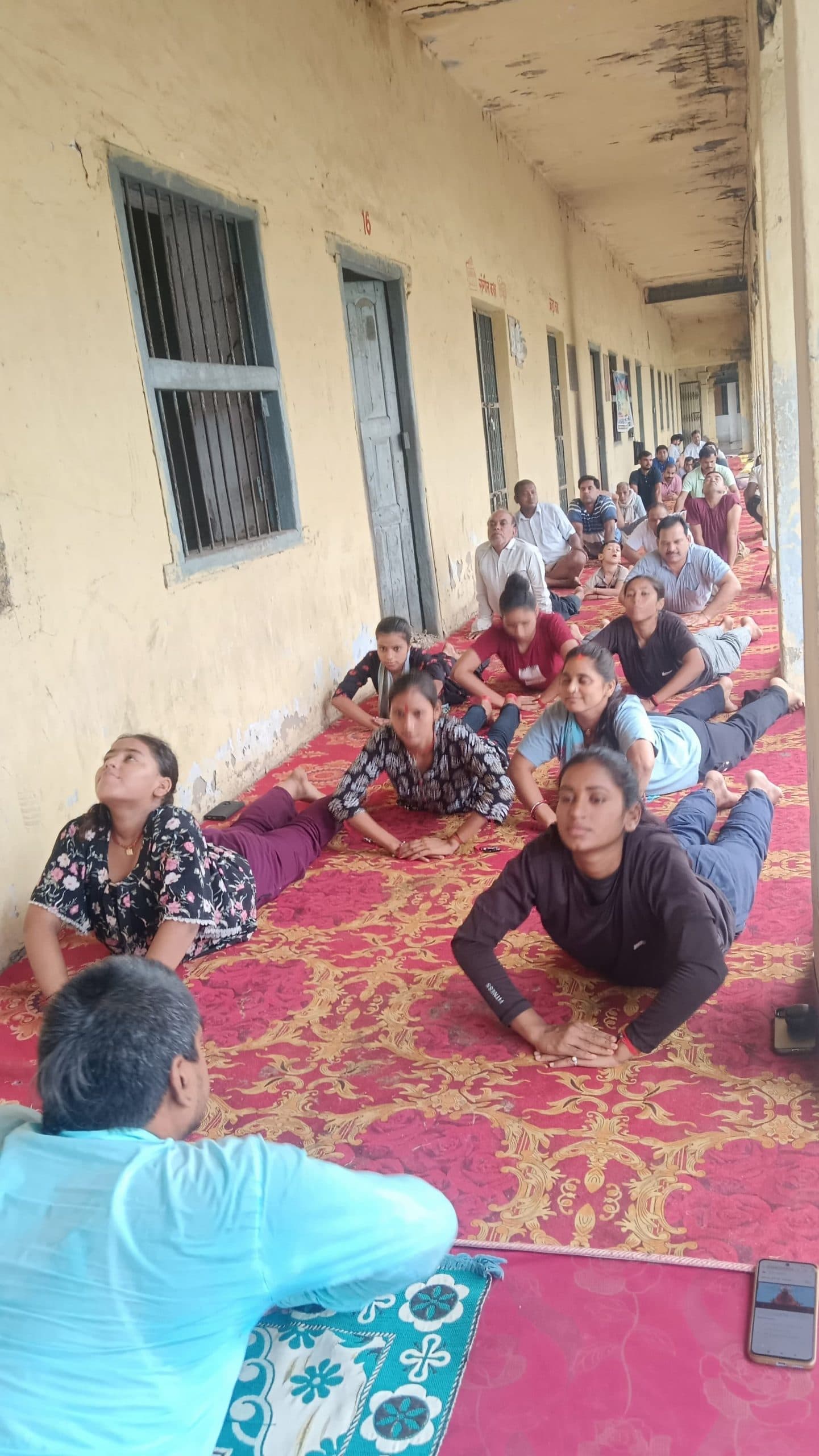 योग शिविर में पर्यावरण संरक्षण का भी दिया गया संदेश