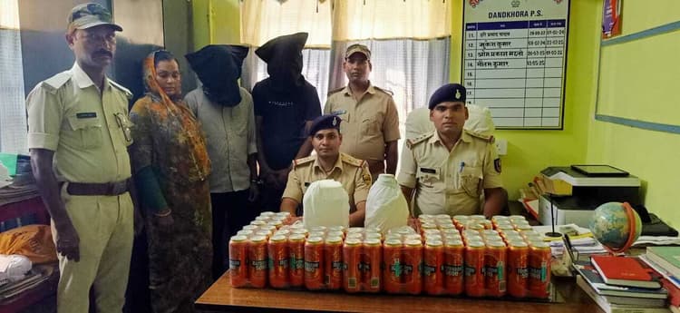 42 लीटर बियर के साथ तीन तस्कर धराया