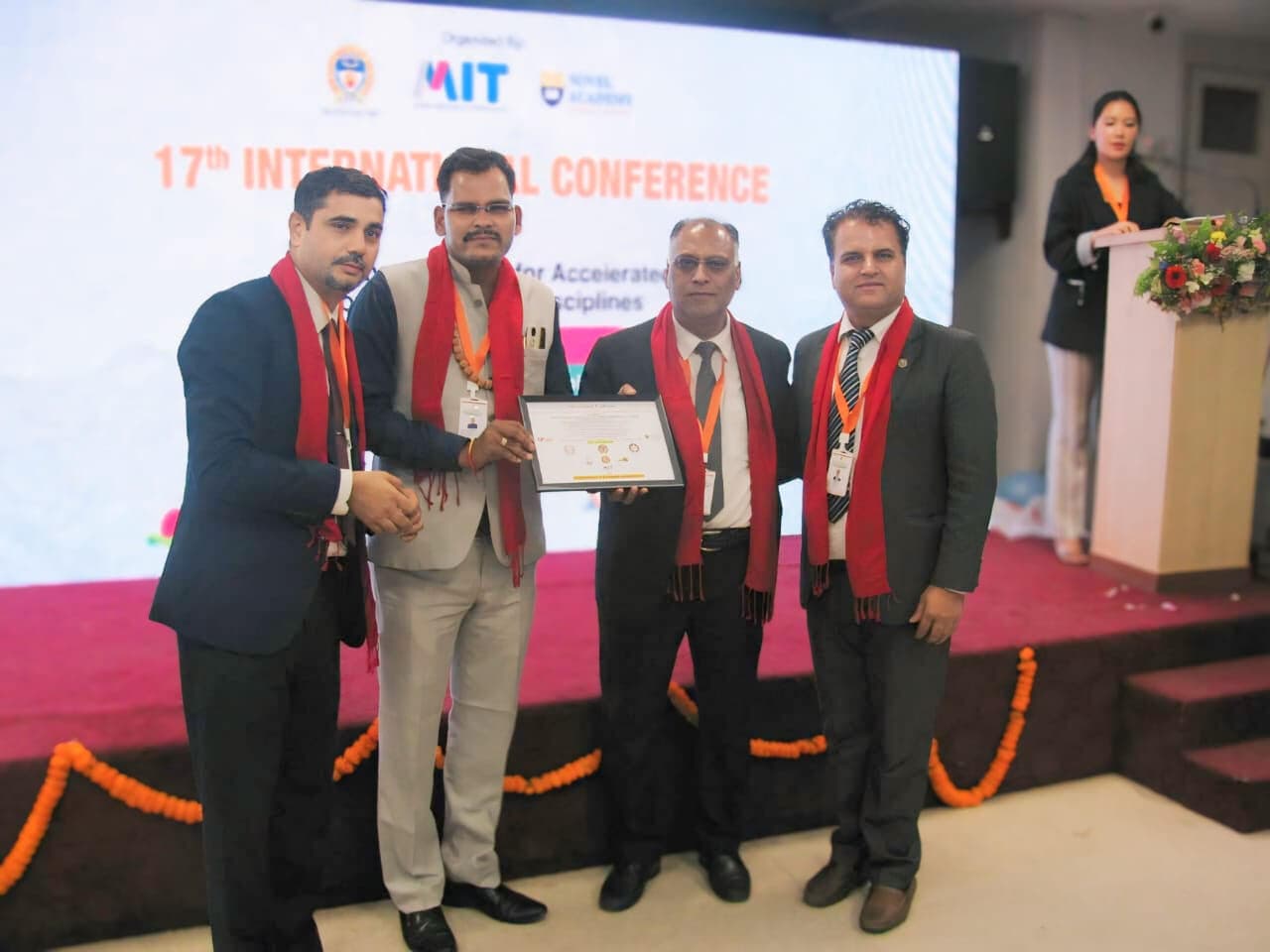 Madhubani News : नेपाल में साहित्य भूषण सम्मान से विभूषित हुए डॉ. शैलेश कुमार सिंह