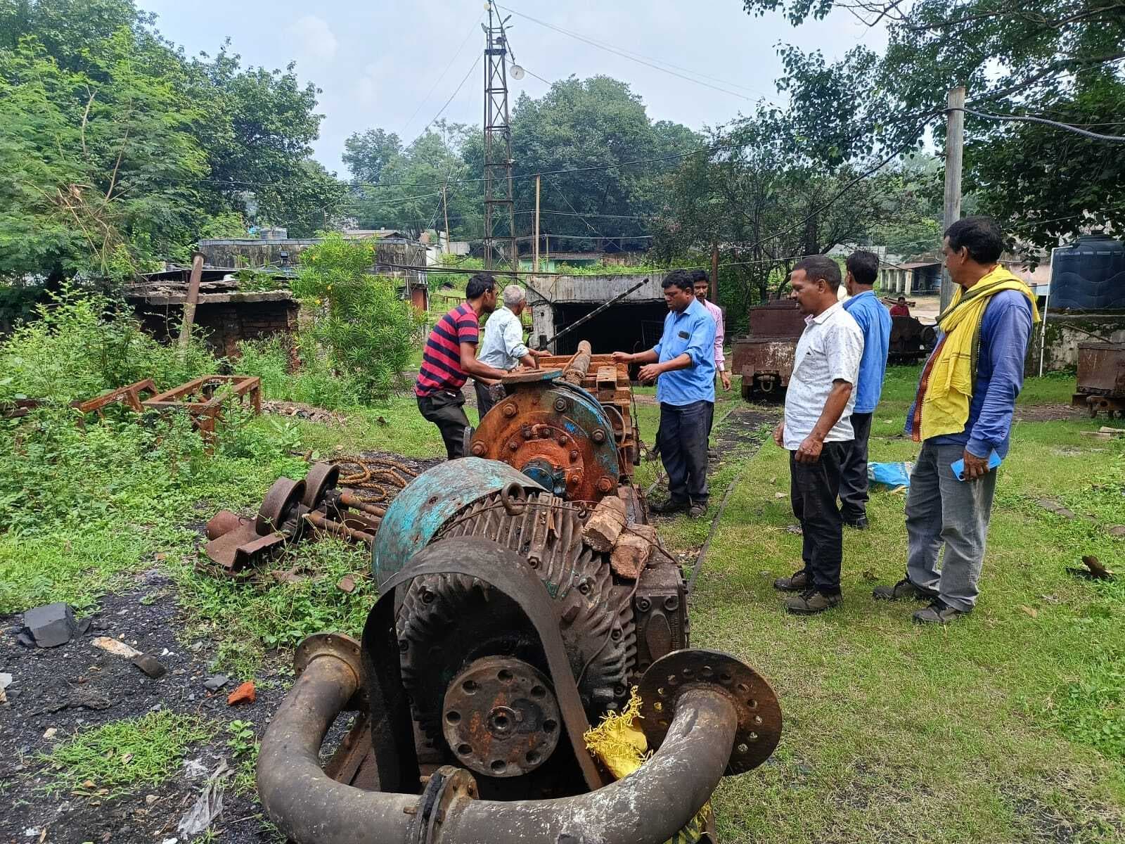 पंखा घर धंसने के बाद राय कोलियरी भूमिगत खदान को सील करने की तैयारी शुरू