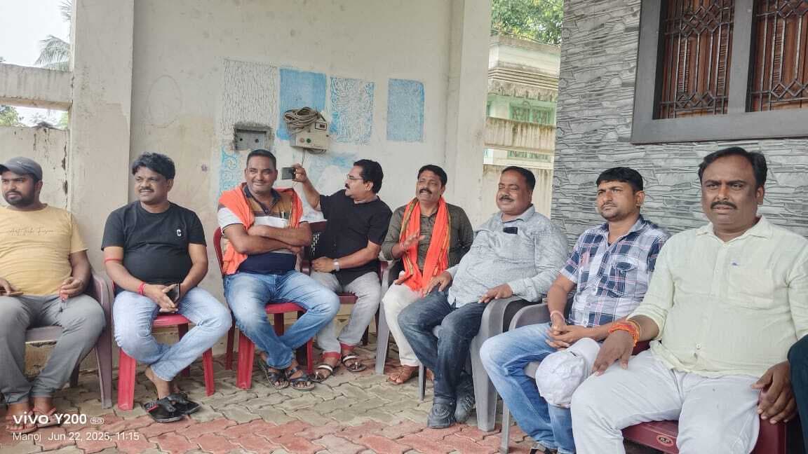 आक्रोश रैली व धरना-प्रदर्शन सफल बनाने पर भाजपाइयों ने किया विमर्श