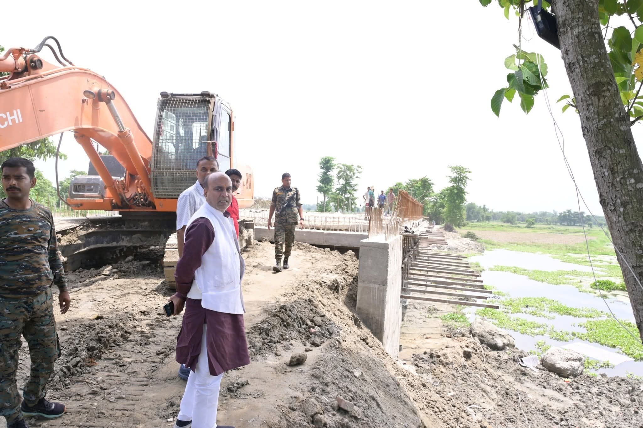 पुल में करें गुणवत्तापूर्ण कार्य : विधायक