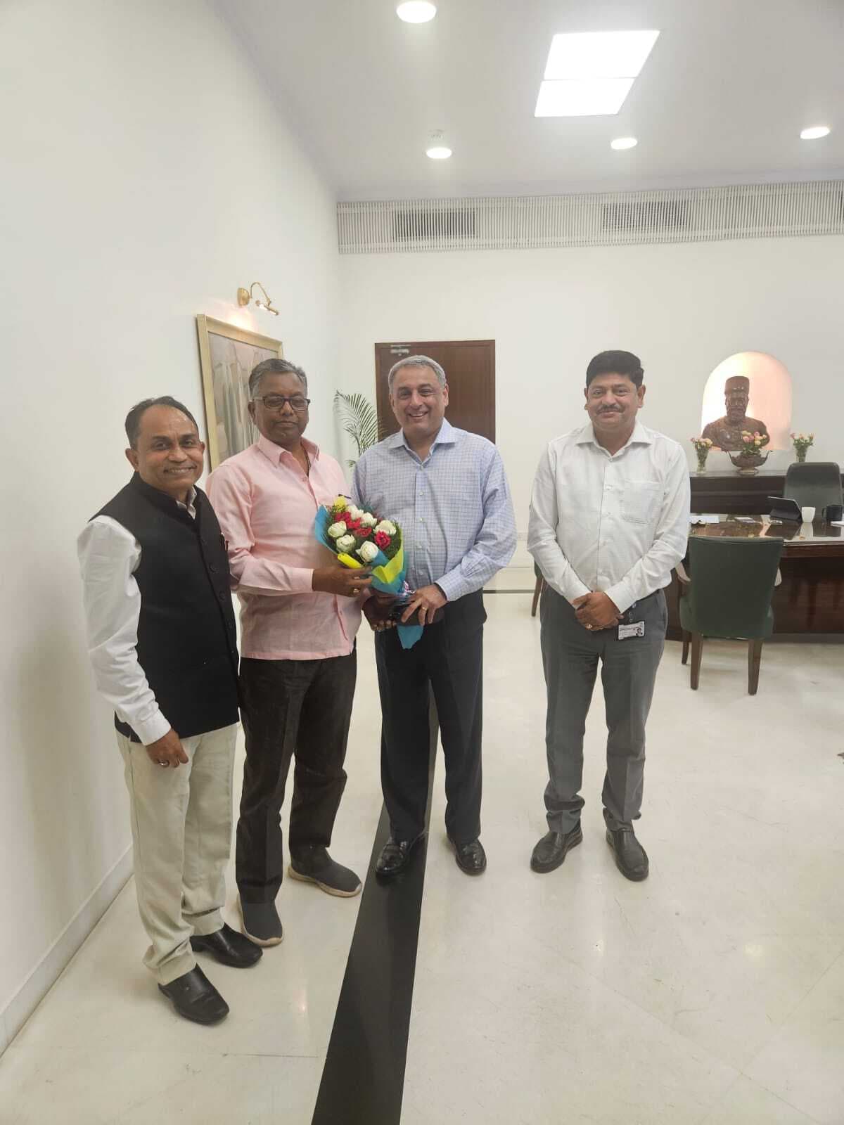 सांसद ने टाटा स्टील के एमडी से की मुलाकात