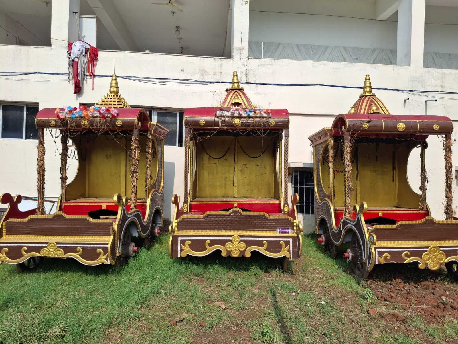 भगवान श्री जगन्नाथ का रथ तैयार