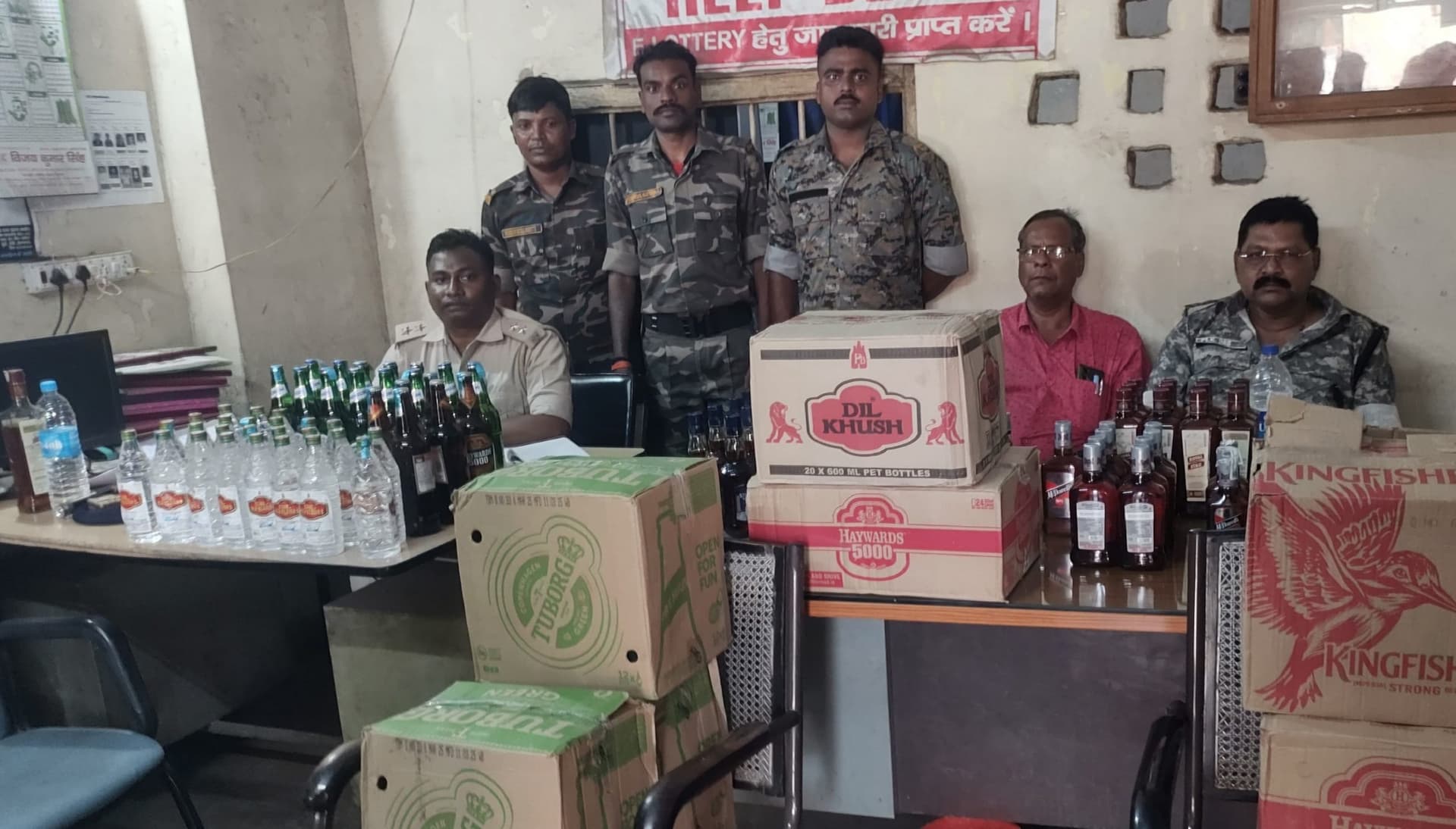 Bokaro News : उत्पाद विभाग ने तीन माह में एक करोड़ से अधिक के विदेशी व देसी शराब किया जब्त