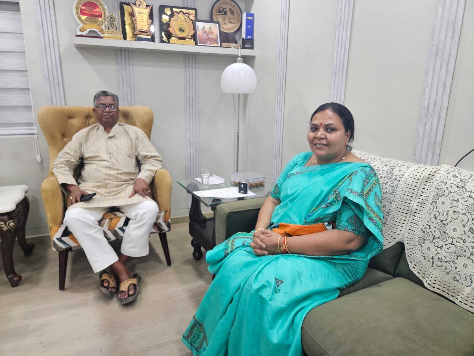 सांसद ने ग्रामीण विकास मंत्री से मुलाकात की