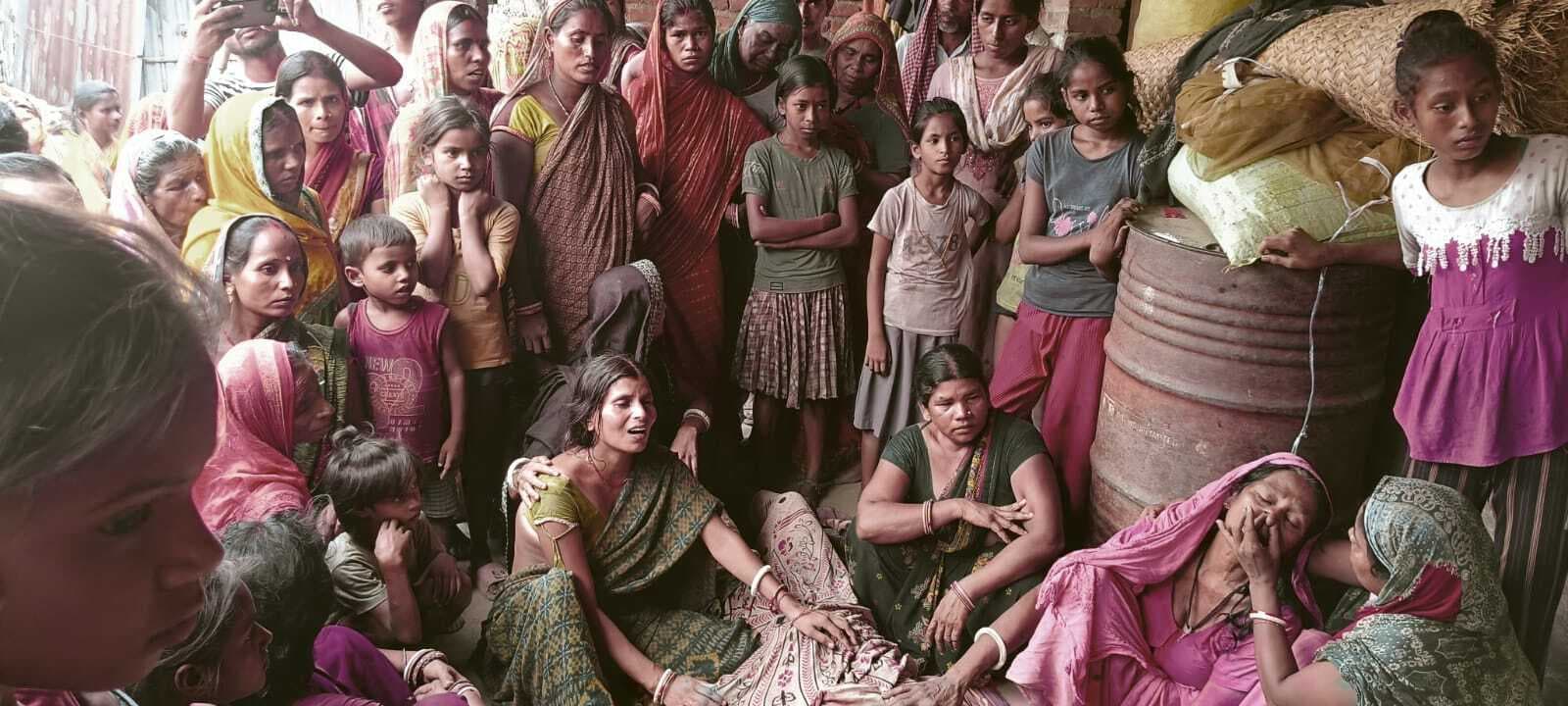 मखाना खेत देखने गये किसान की पोखर में डूबने से हुई मौत, परिजनों का रो-रोकर हाल