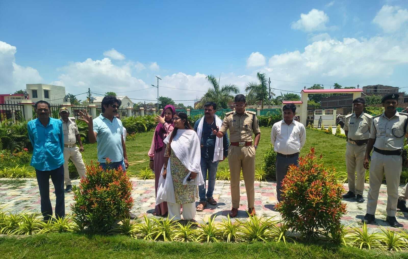 राज्यपाल के संभावित कार्यक्रम को लेकर एसडीओ व एएसपी ने किया निरीक्षण