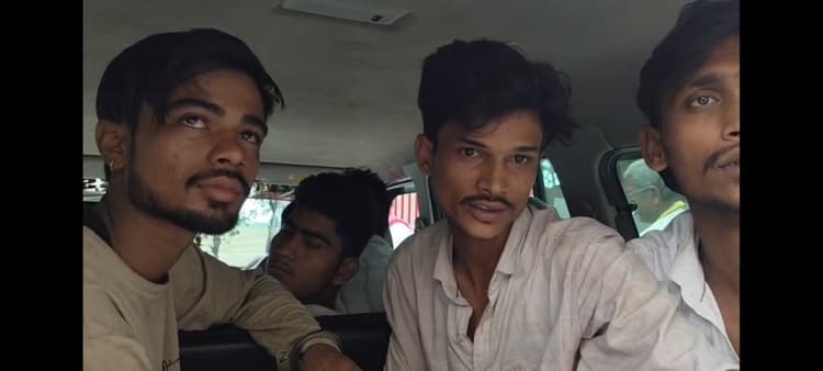 Samastipur News:पांच बदमाश धराये, एक देसी कट्टा व कारतूस बरामद