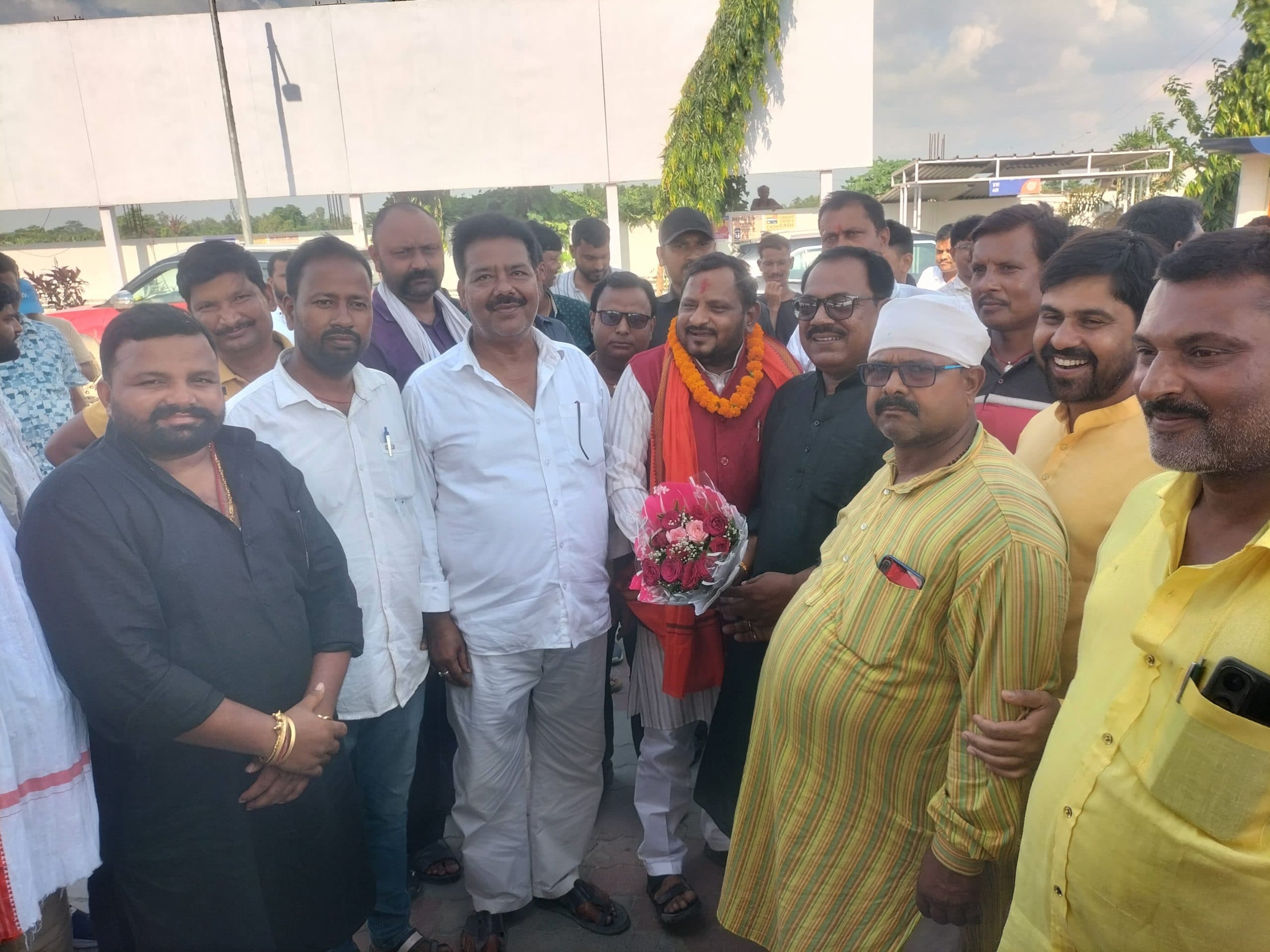 व्यवसायी आयोग के सदस्य का हुआ स्वागत