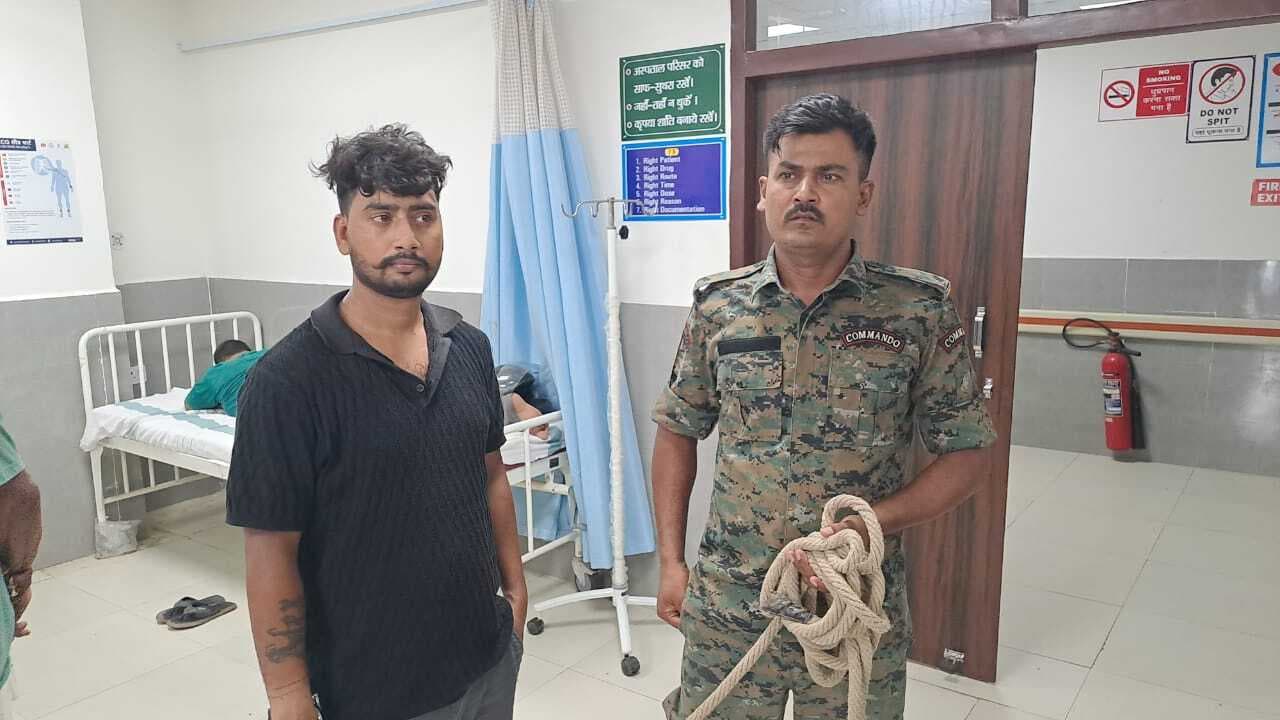 जिले के टॉप-10 अपराधी राकेश ठाकुर को एसटीएफ व पुलिस ने किया गिरफ्तार