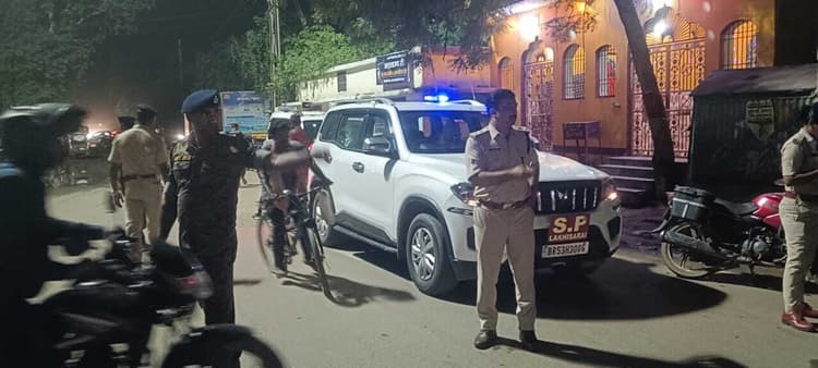 शहर में एसपी, एसडीपीओ, डीएसपी ने चलाया एस ड्राइव