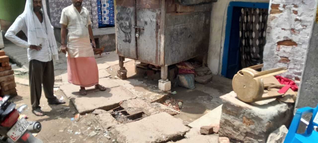 सराय मुहल्ले में नाली जाम होने से लोगों की परेशानी बढ़ी