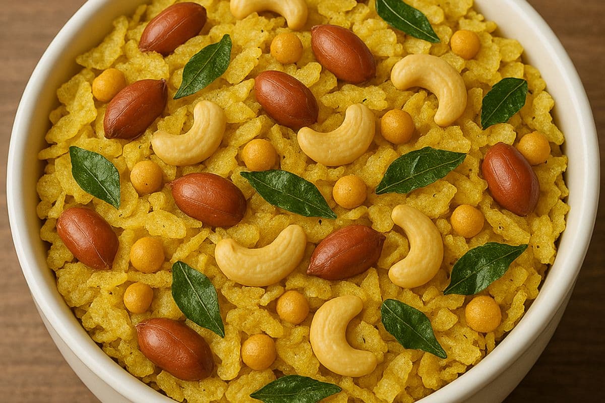 home made poha chivda namkeen home made poha chivda namkeen