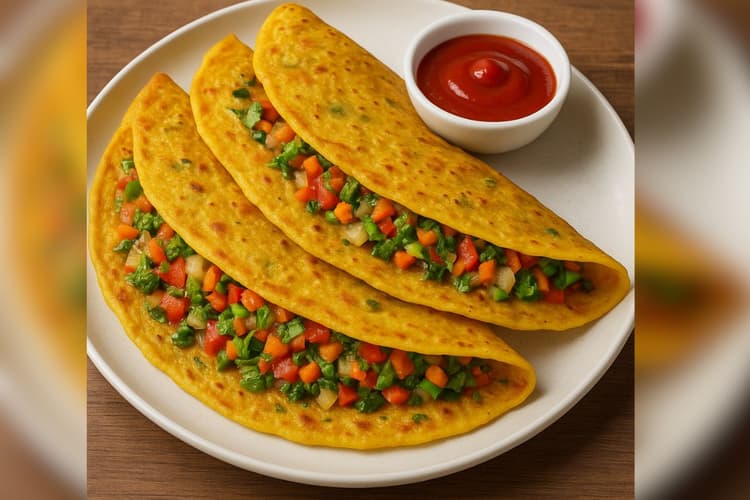 Veg Stuffed Chilla: स्टफ्ड चीला है हेल्दी ब्रेकफास्ट का नया ऑप्शन, इस आसान विधि से करें तैयार