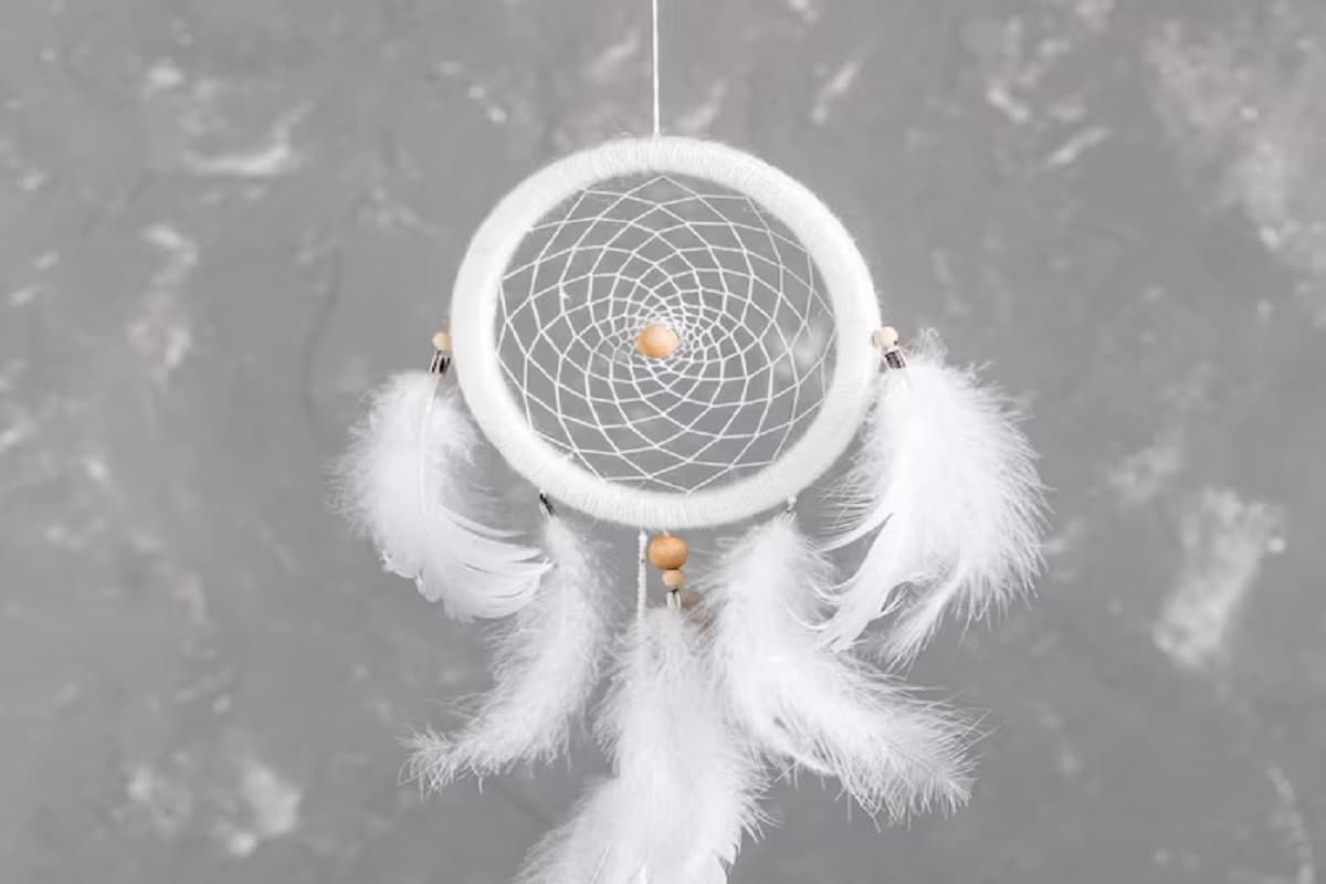 white dream catcher